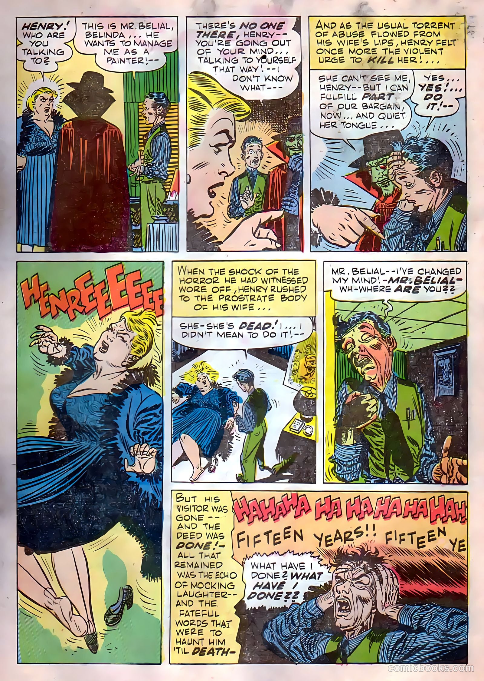 Strange Terrors #3 (1952) — page 7 of 36