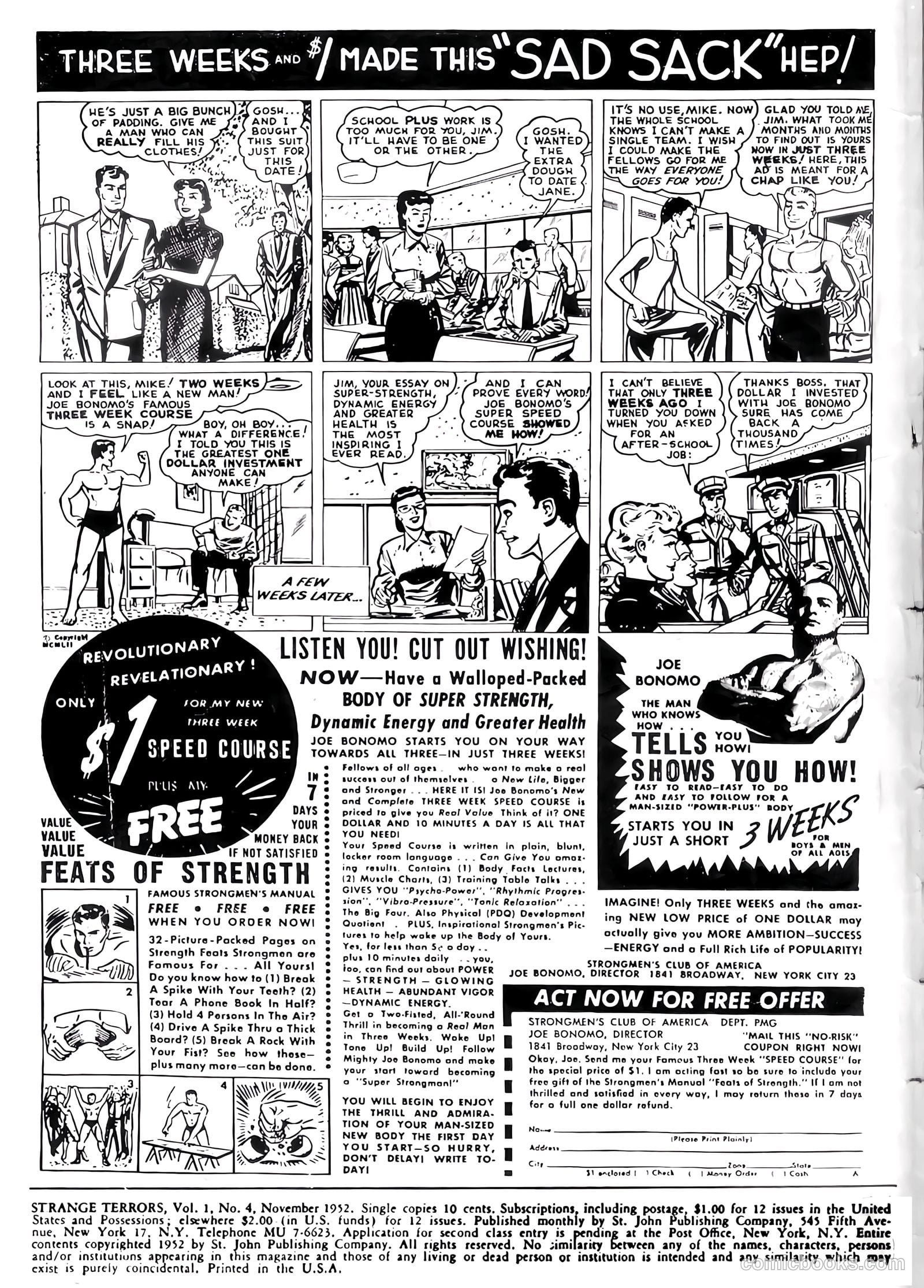 Strange Terrors #4 (1952) — page 2 of 36