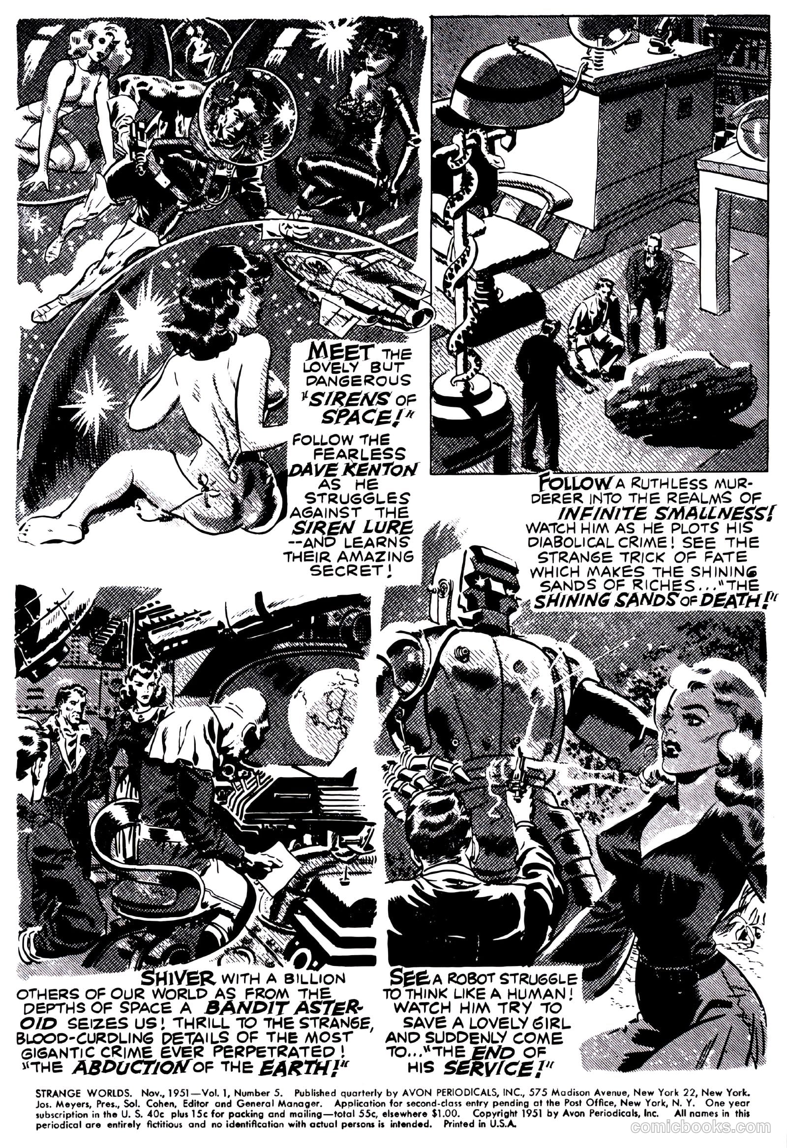 Strange Worlds #5 (1951) — page 2 of 36