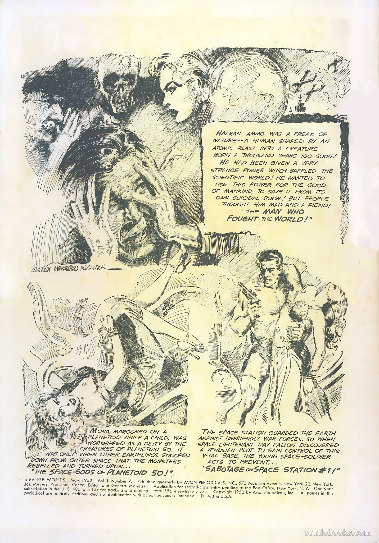 Strange Worlds #7 (1952) — page 2 of 36