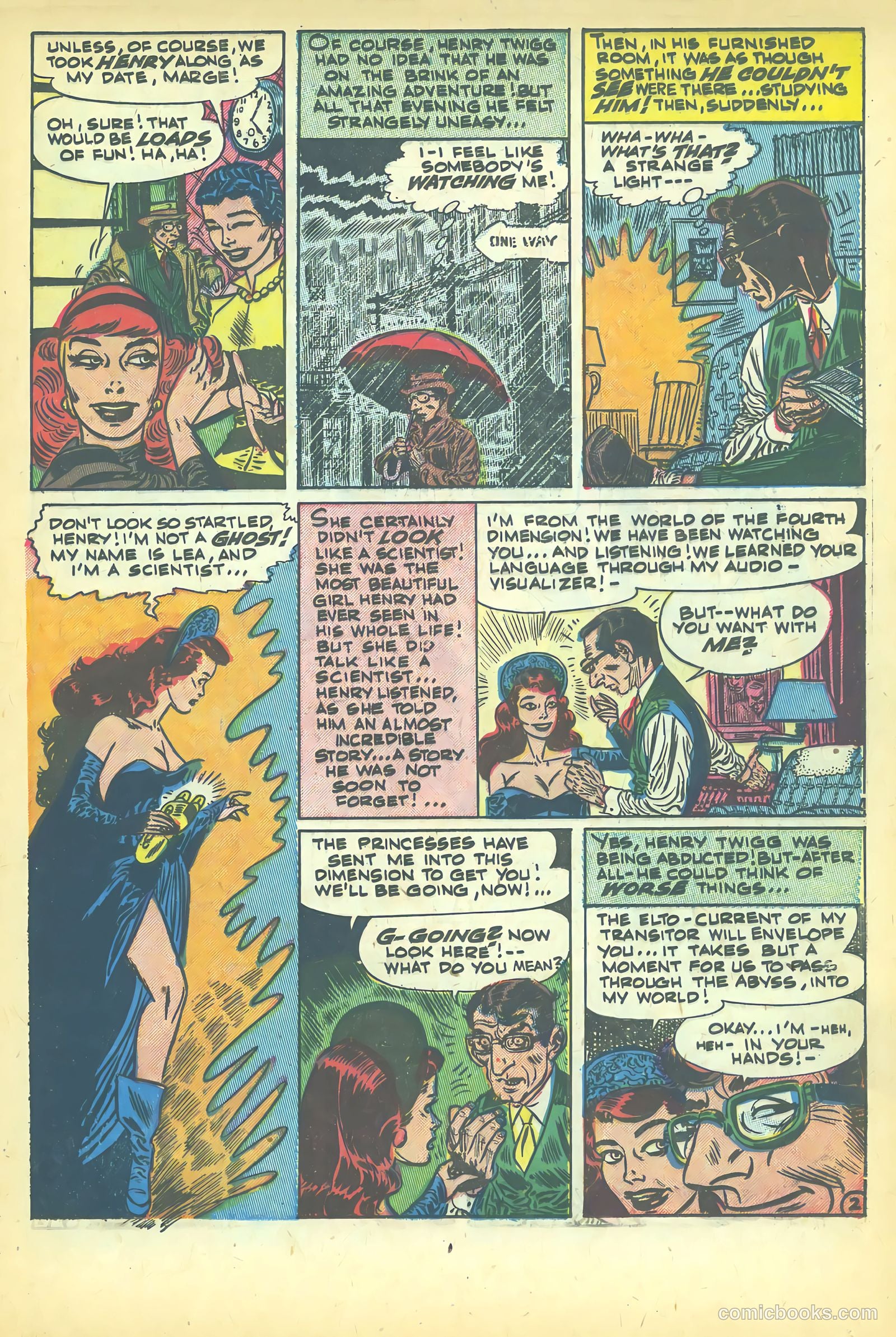 Strange Worlds #8 (1952) — page 21 of 36