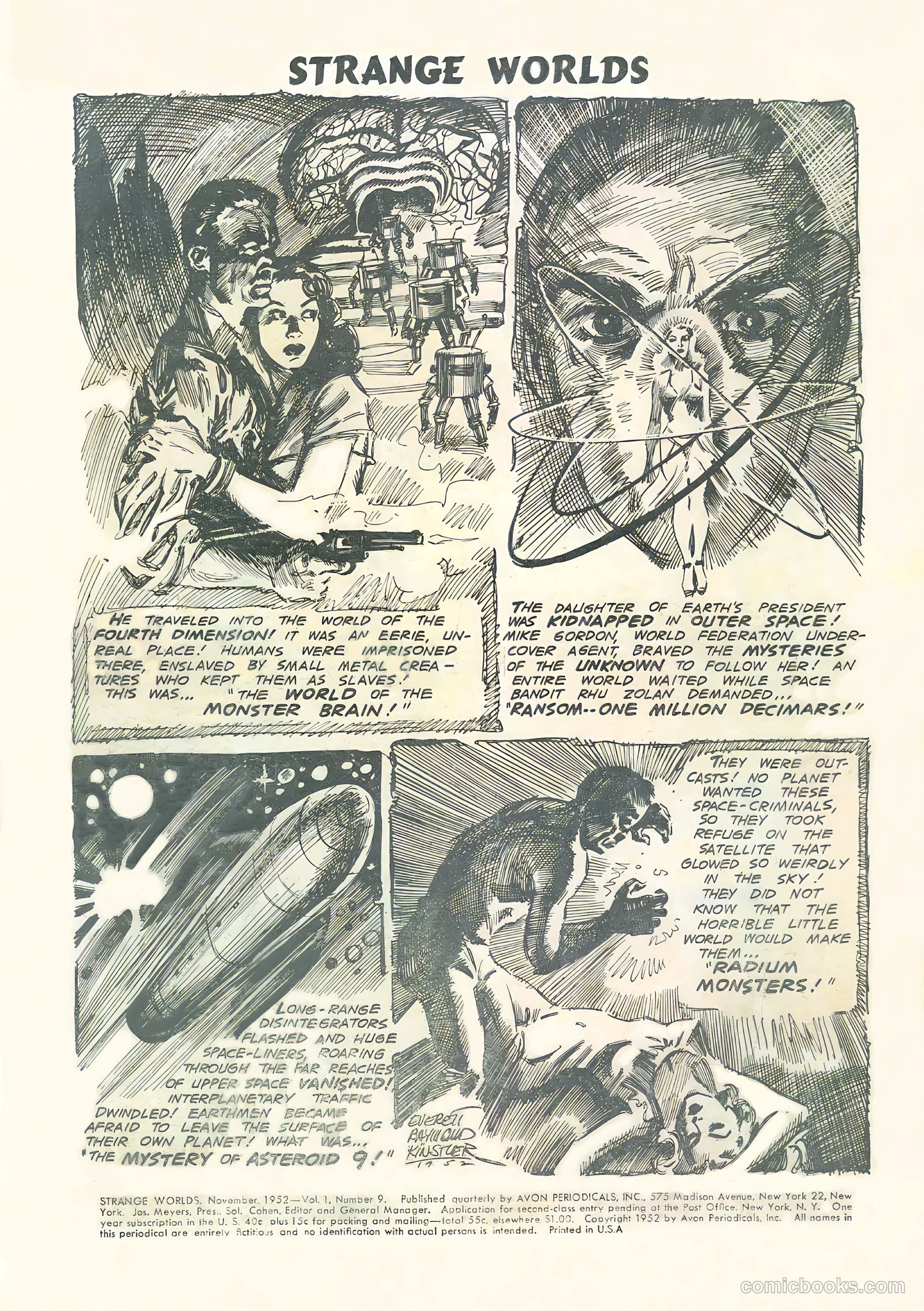 Strange Worlds #9 (1952) — page 2 of 37