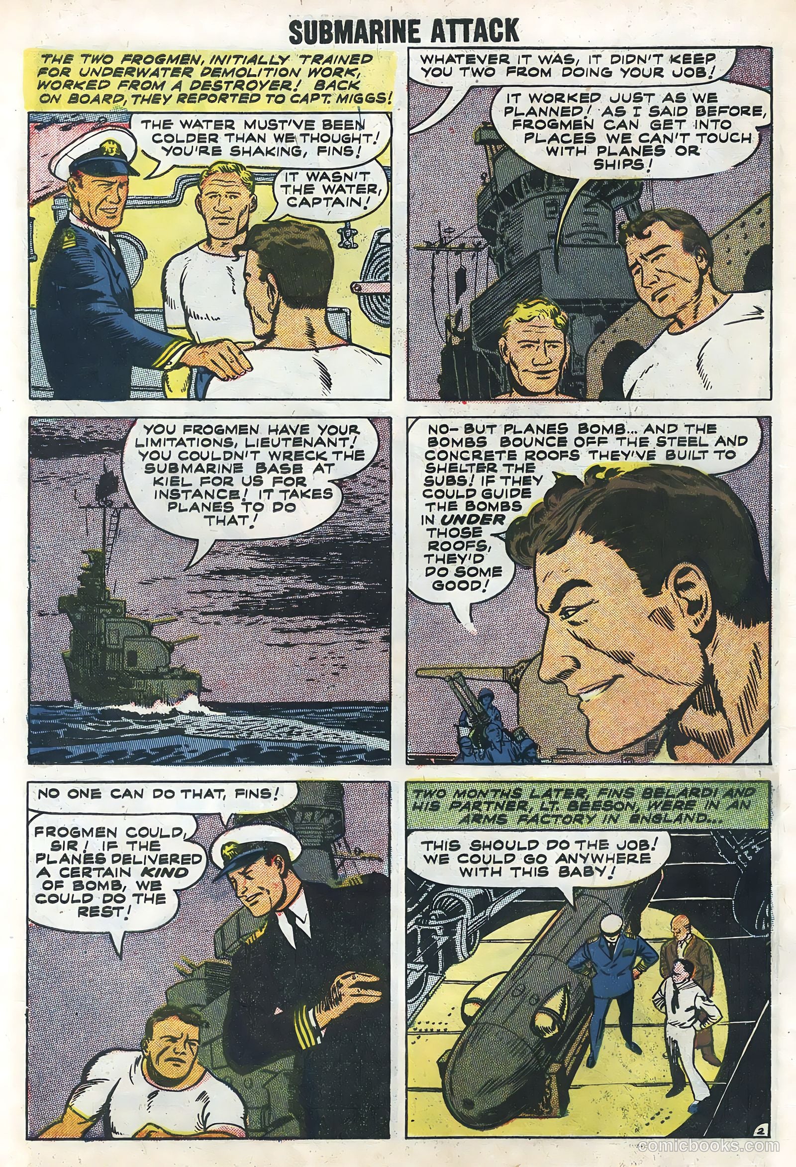 Submarine Attack #11 (1958) — page 10 of 36