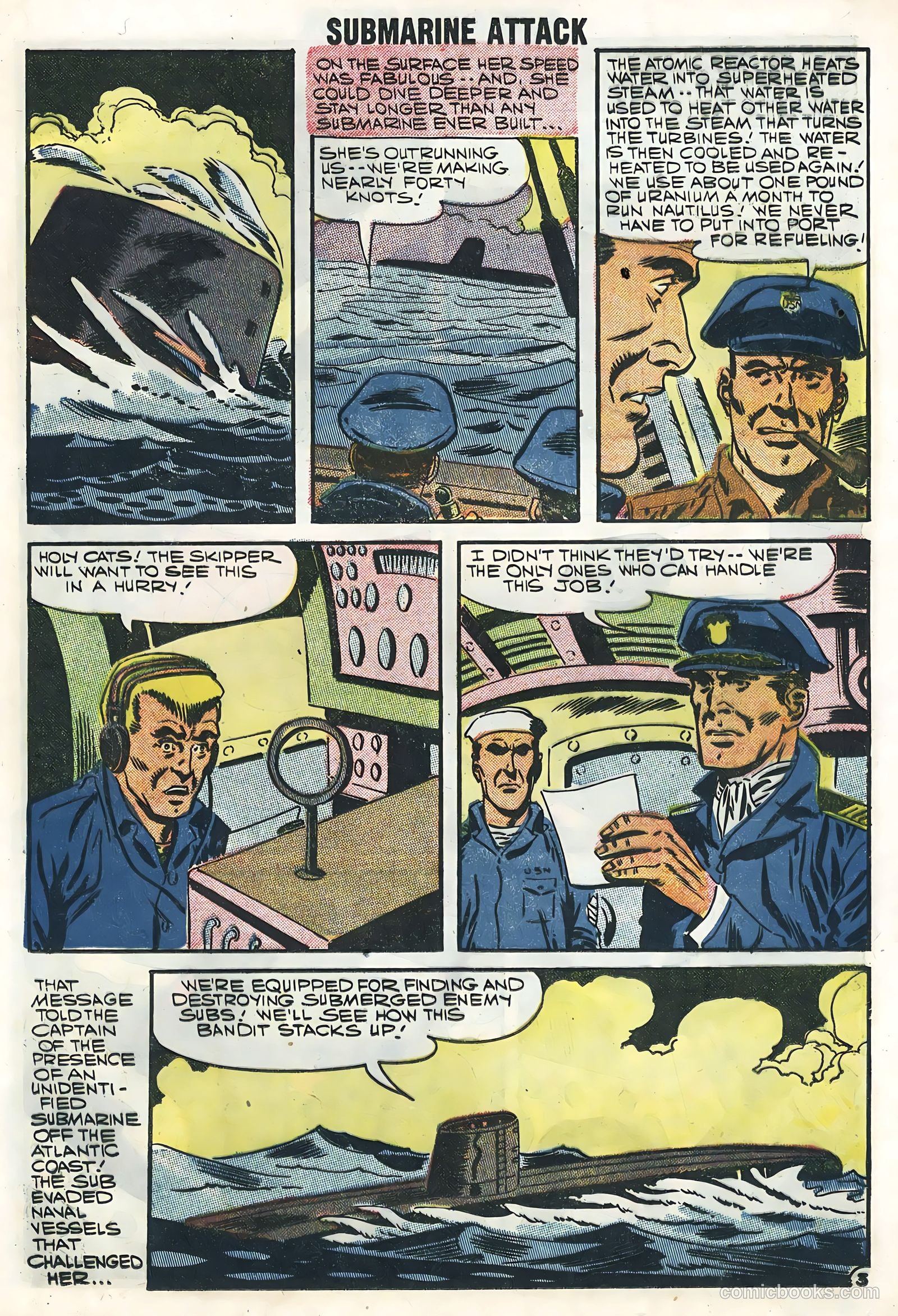 Submarine Attack #11 (1958) — page 17 of 36