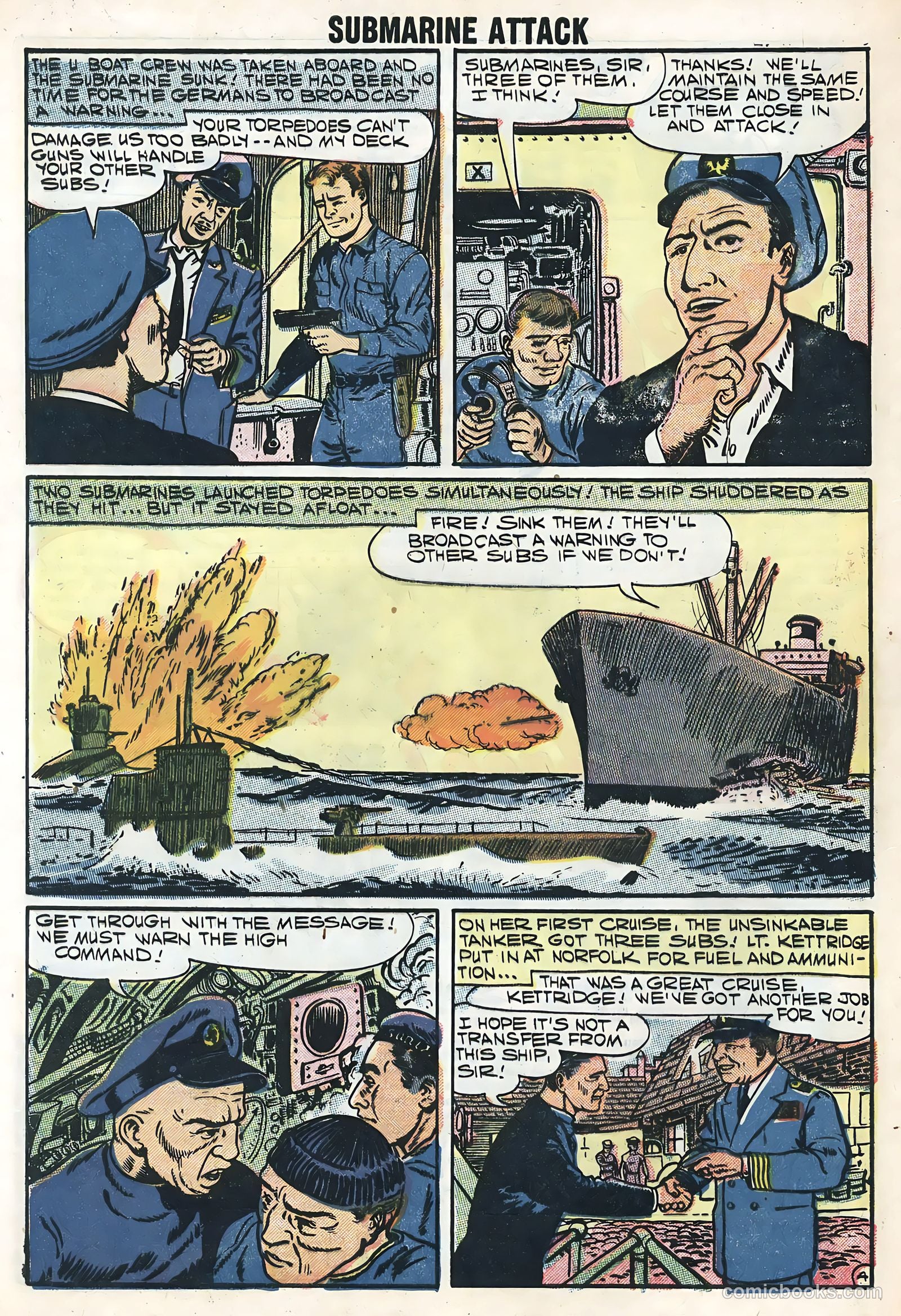 Submarine Attack #11 (1958) — page 32 of 36