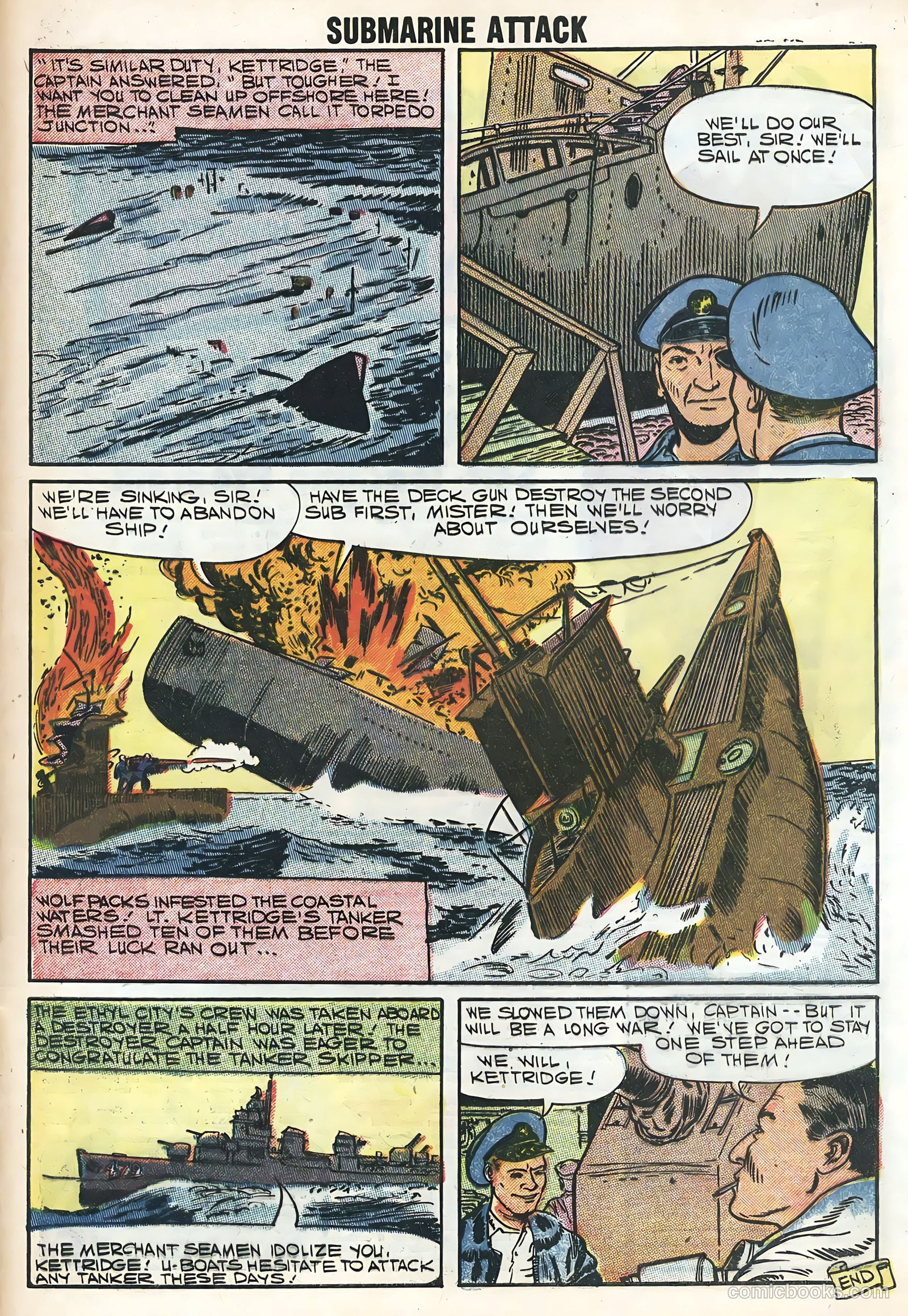Submarine Attack #11 (1958) — page 33 of 36