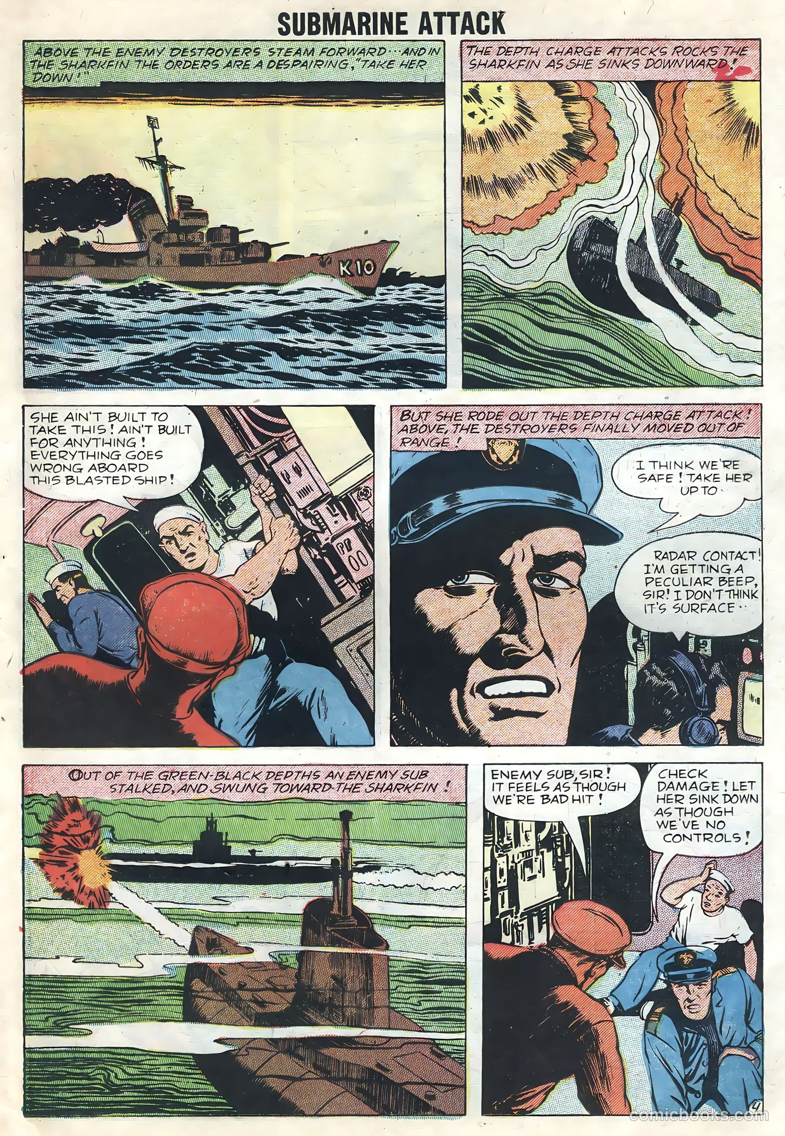 Submarine Attack #12 (1958) — page 19 of 36