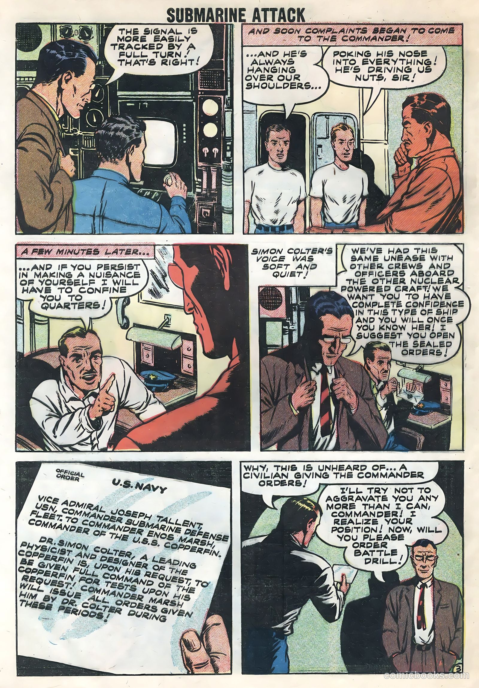 Submarine Attack #12 (1958) — page 28 of 36