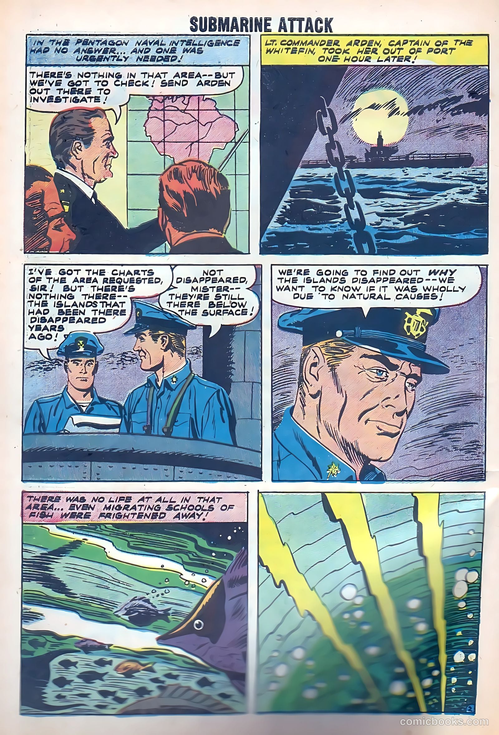 Submarine Attack #13 (1958) — page 10 of 36