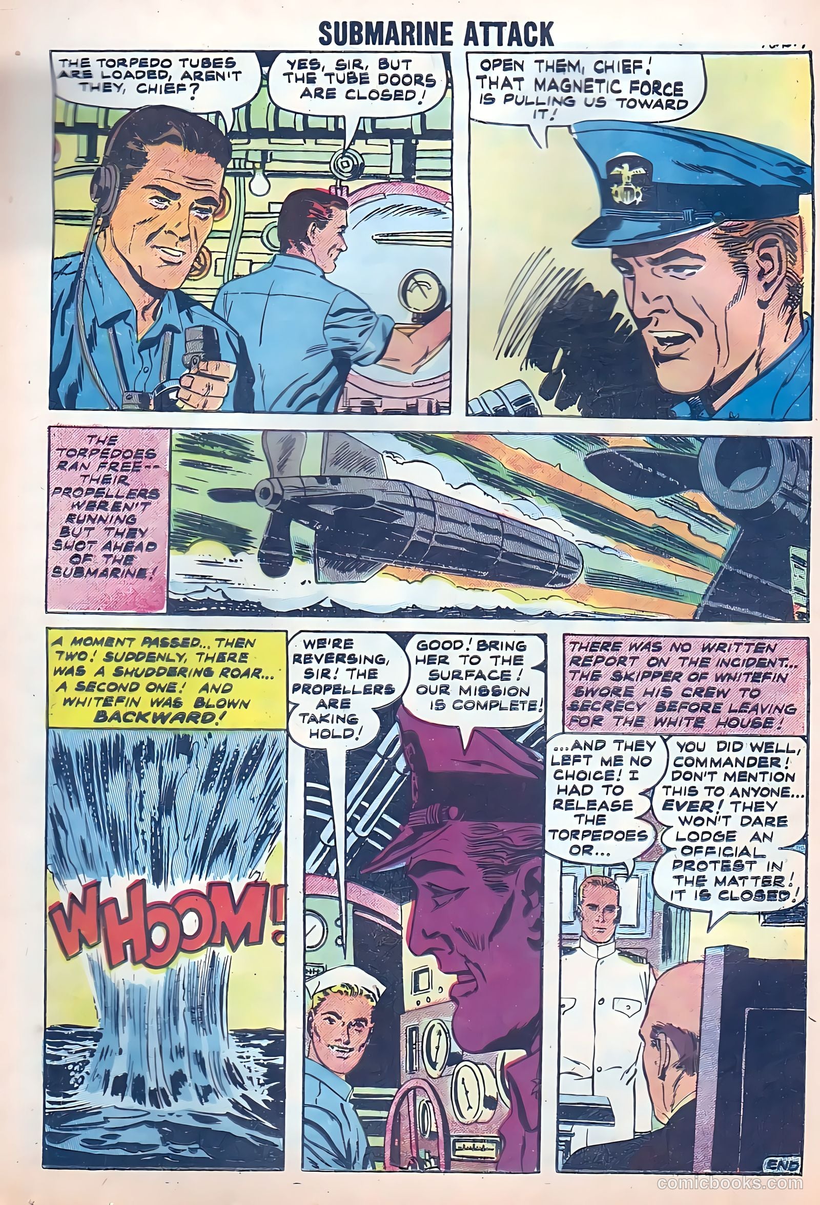 Submarine Attack #13 (1958) — page 16 of 36