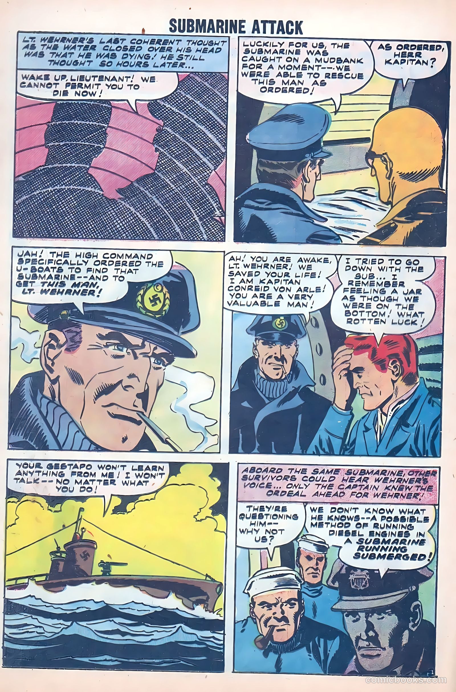 Submarine Attack #13 (1958) — page 20 of 36