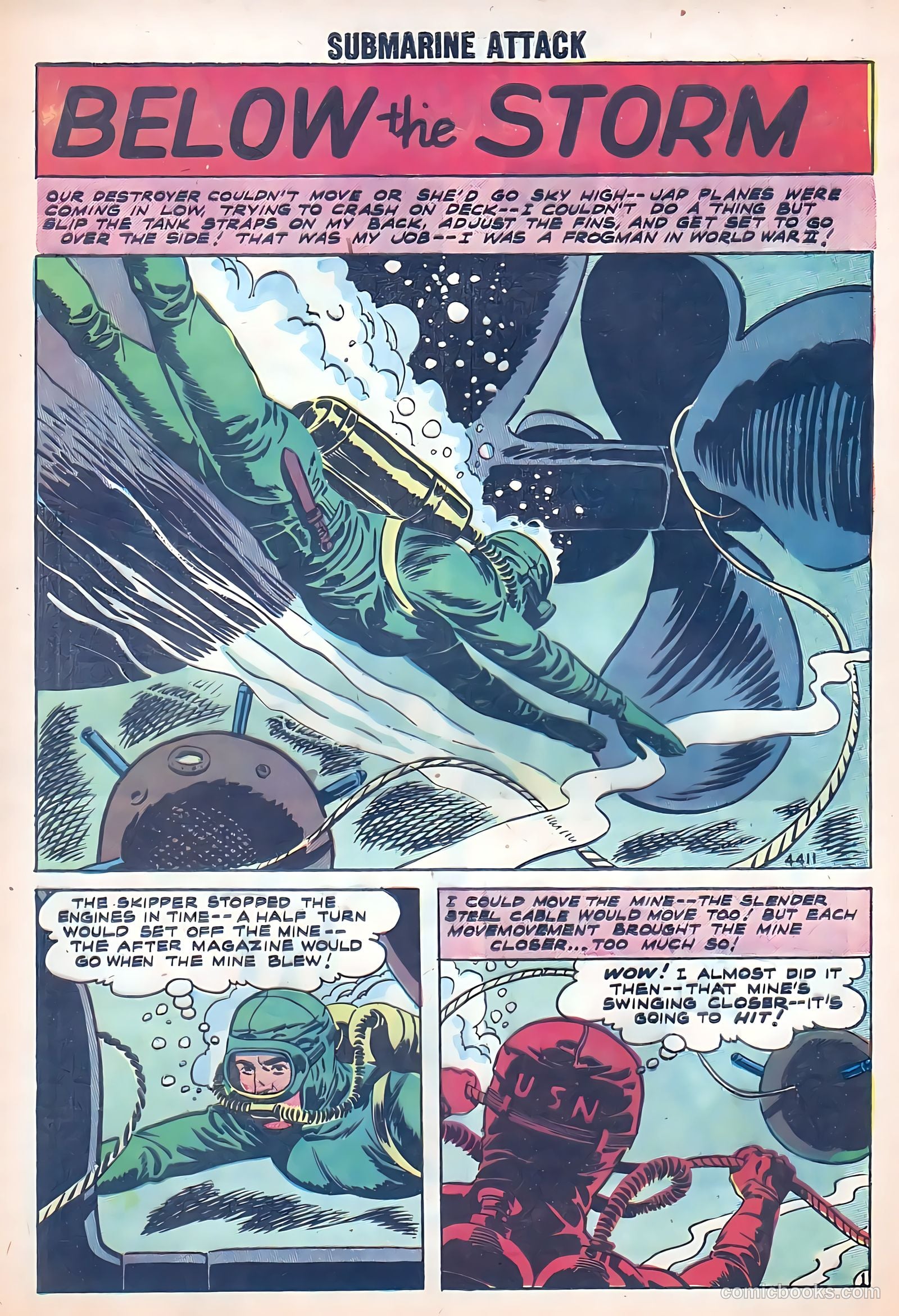 Submarine Attack #13 (1958) — page 28 of 36