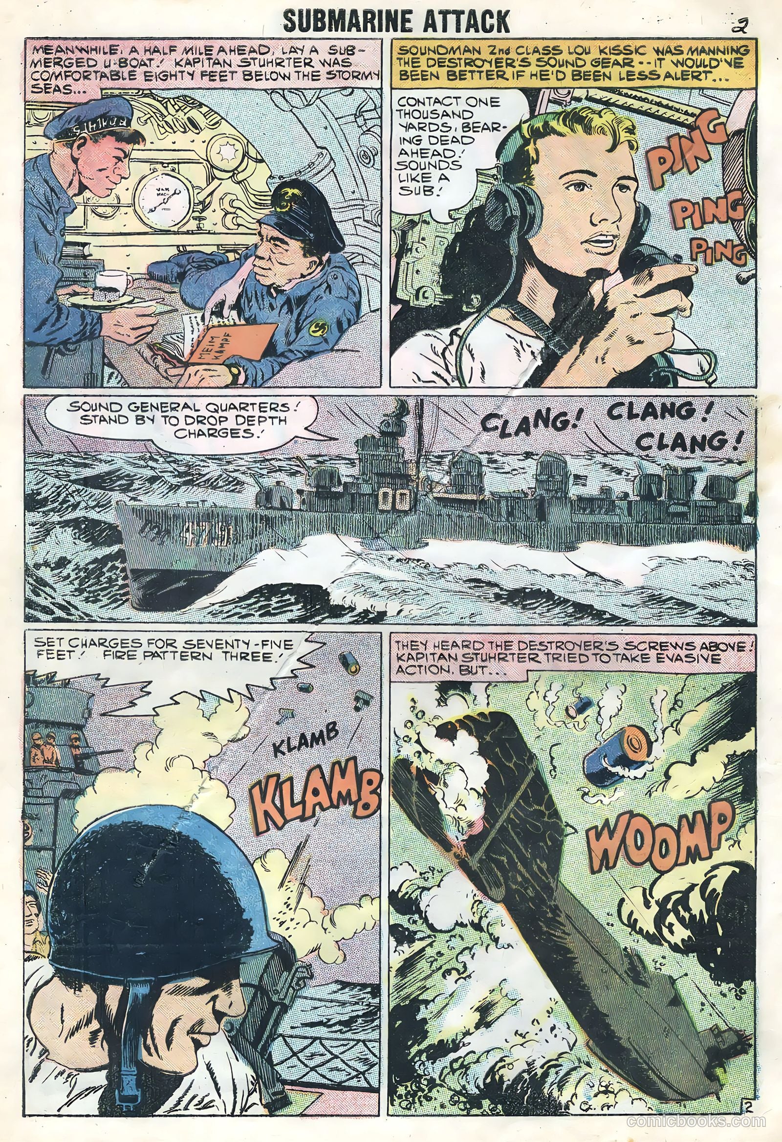Submarine Attack #14 (1958) — page 4 of 36