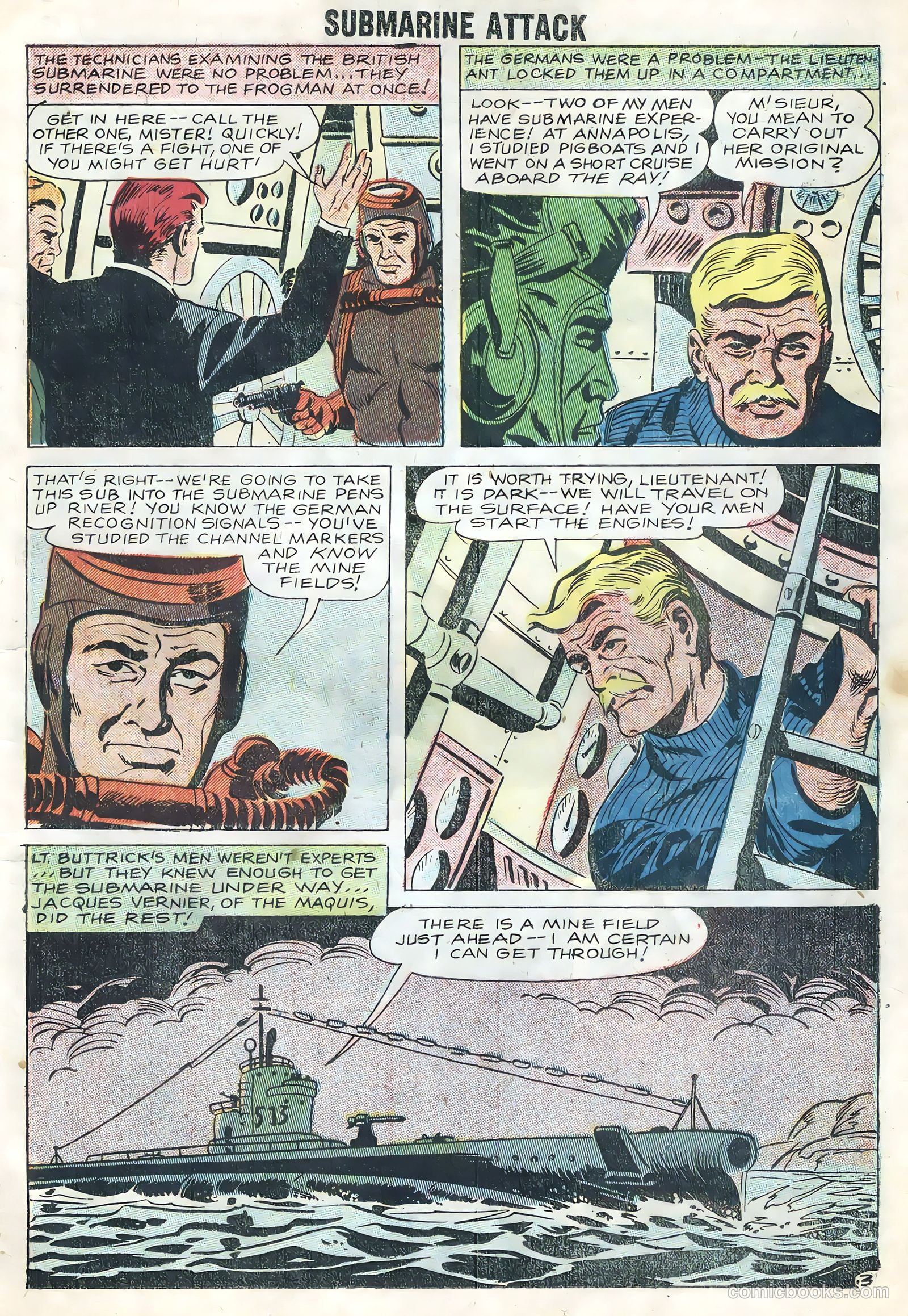 Submarine Attack #14 (1958) — page 11 of 36
