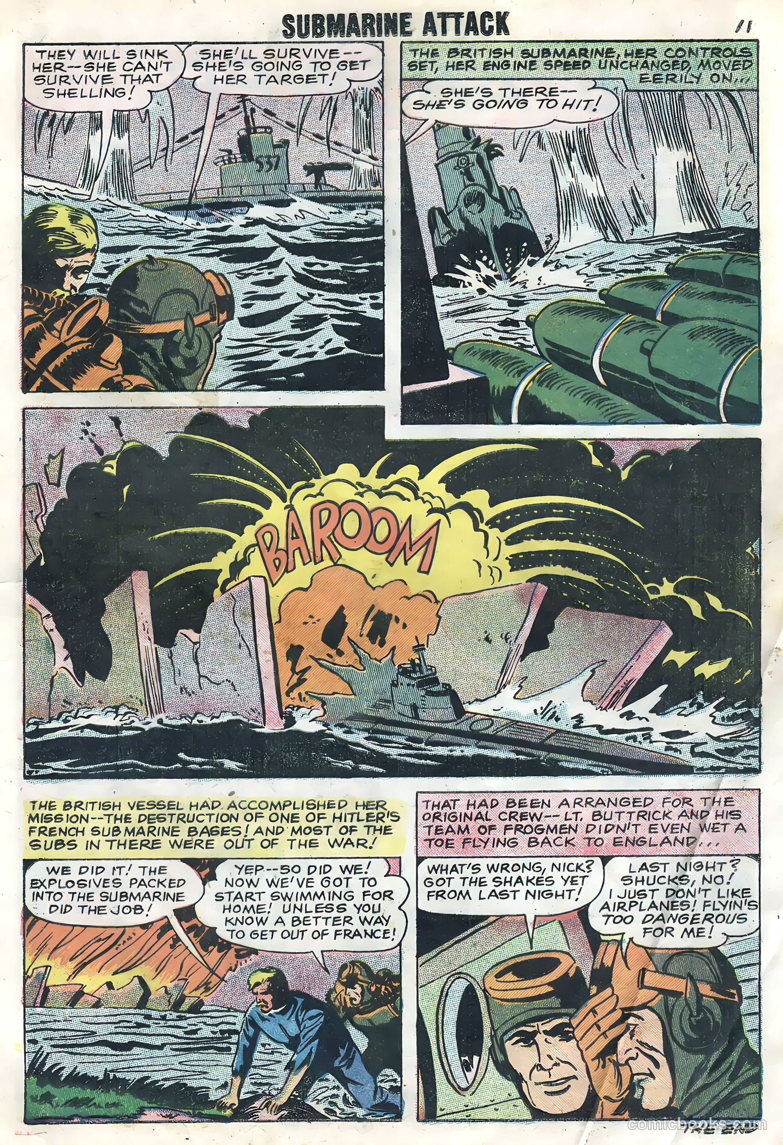 Submarine Attack #14 (1958) — page 13 of 36