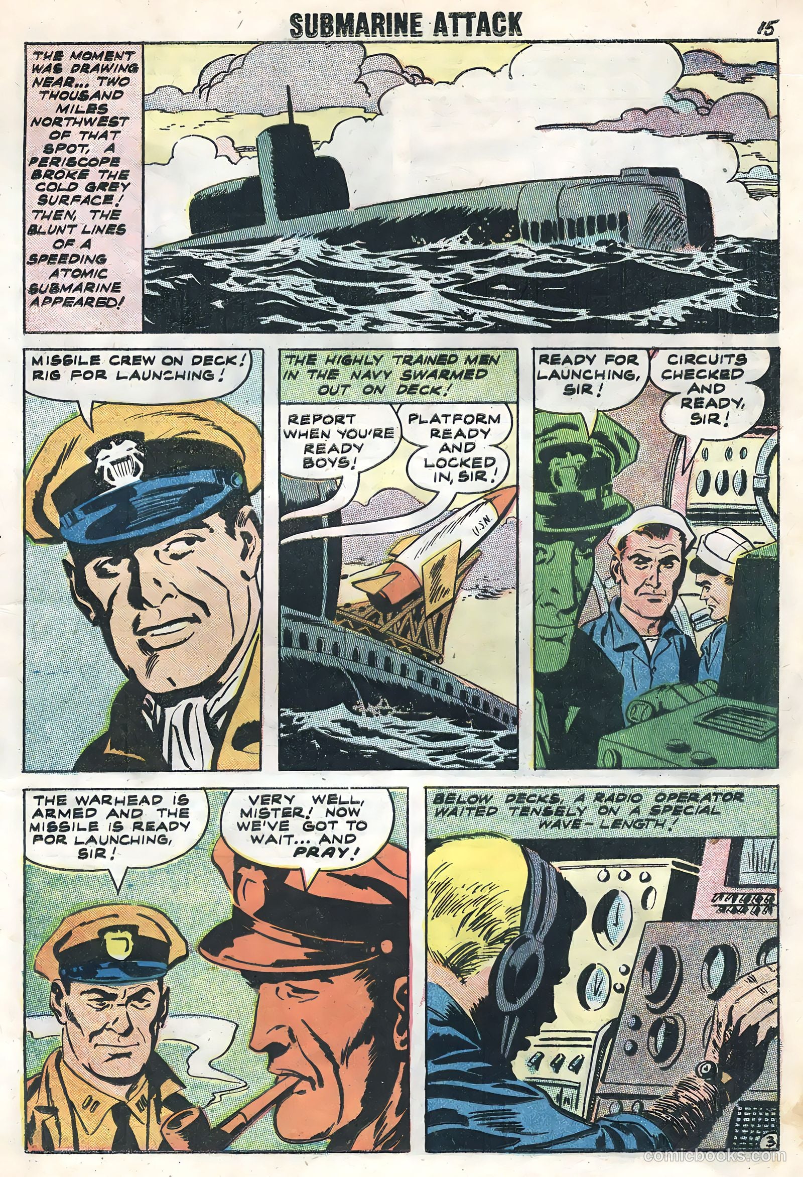 Submarine Attack #14 (1958) — page 17 of 36