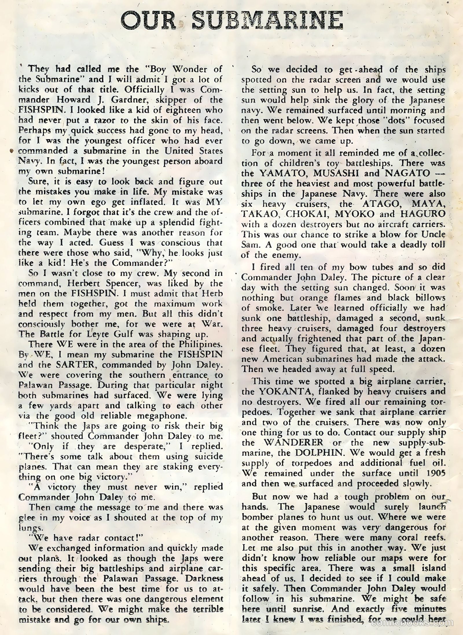 Submarine Attack #14 (1958) — page 20 of 36