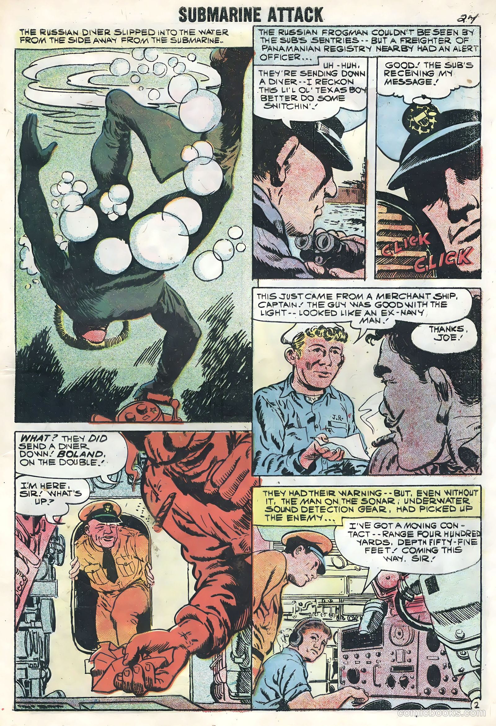 Submarine Attack #14 (1958) — page 29 of 36