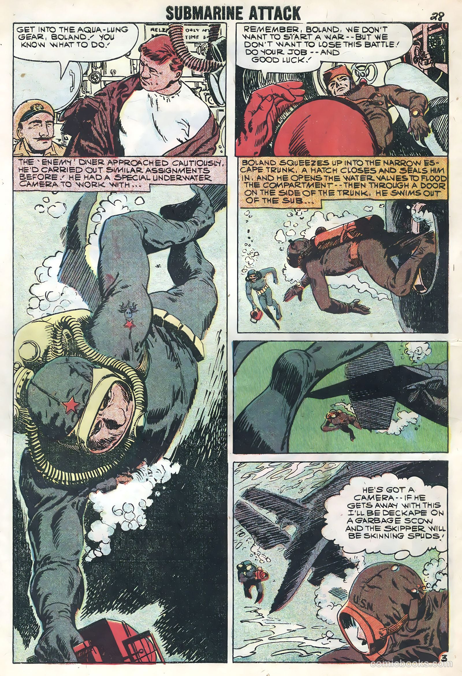 Submarine Attack #14 (1958) — page 30 of 36