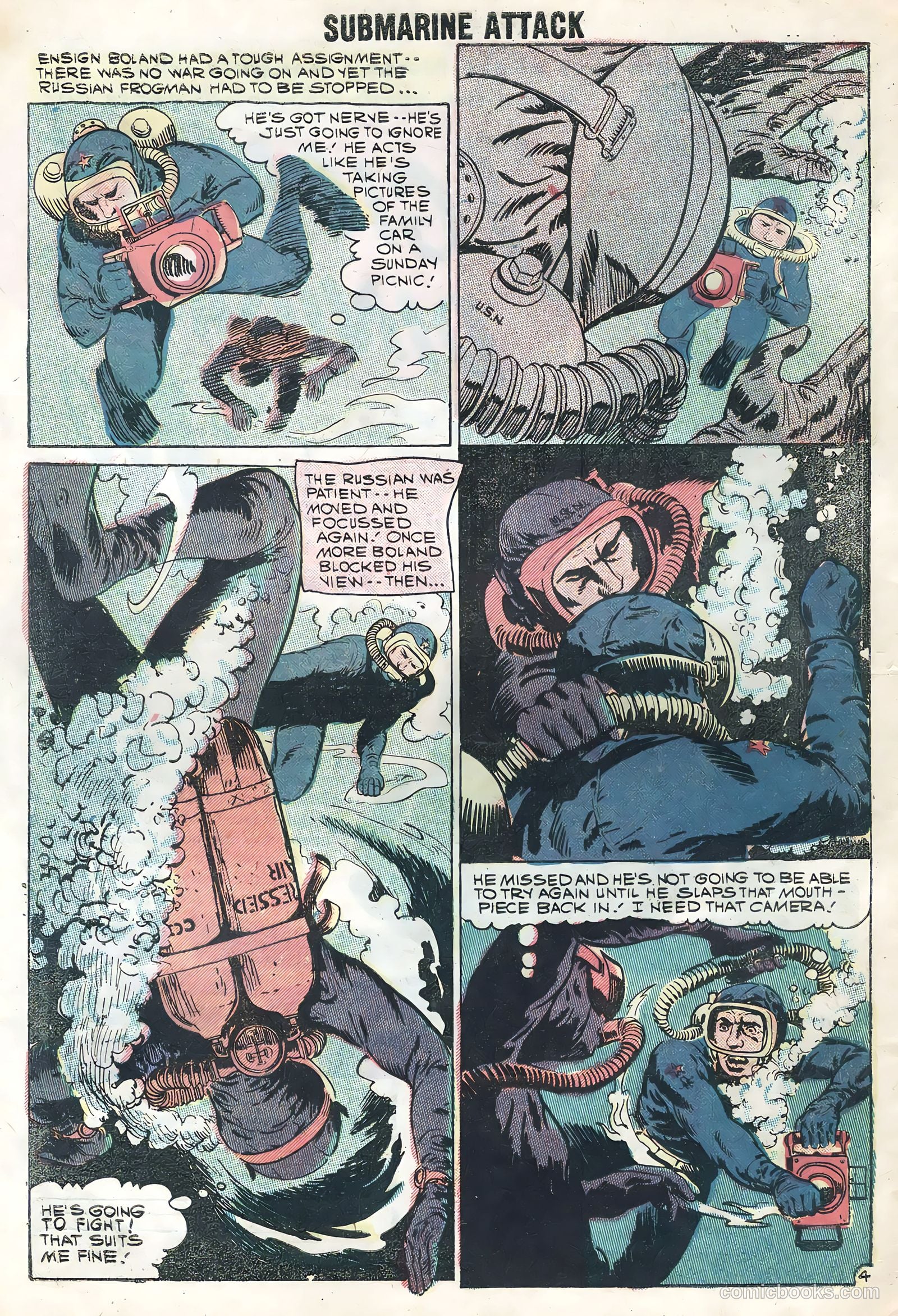 Submarine Attack #14 (1958) — page 32 of 36