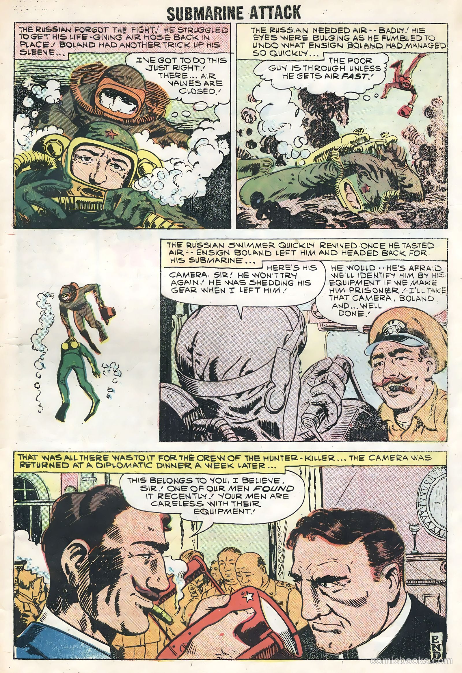 Submarine Attack #14 (1958) — page 33 of 36