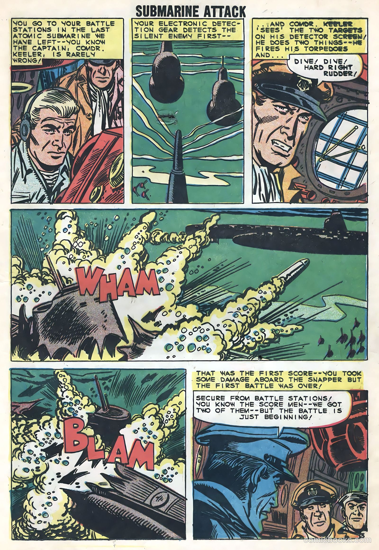 Submarine Attack #17 (1959) — page 13 of 36