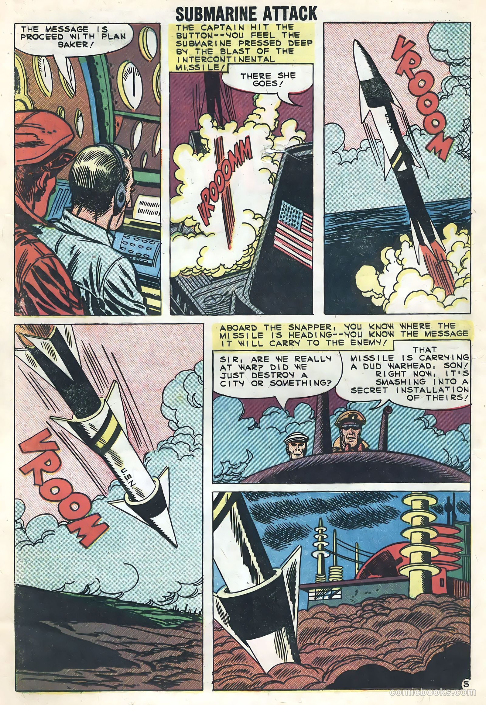 Submarine Attack #17 (1959) — page 16 of 36