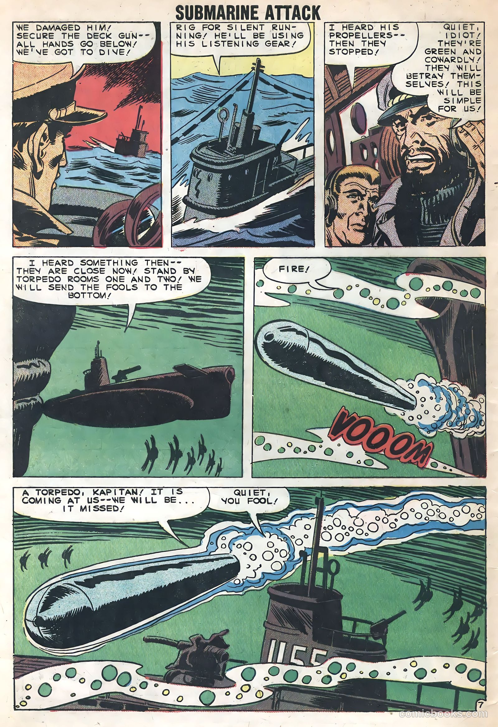 Submarine Attack #17 (1959) — page 32 of 36