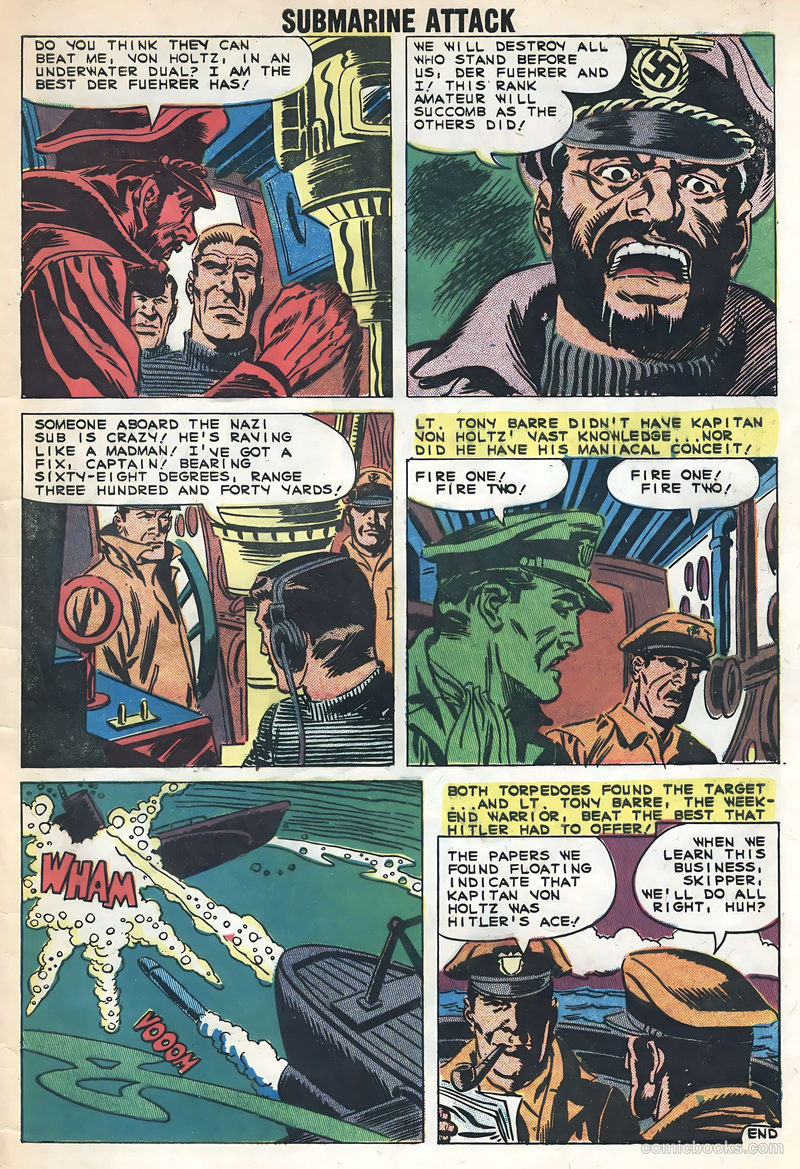 Submarine Attack #17 (1959) — page 33 of 36