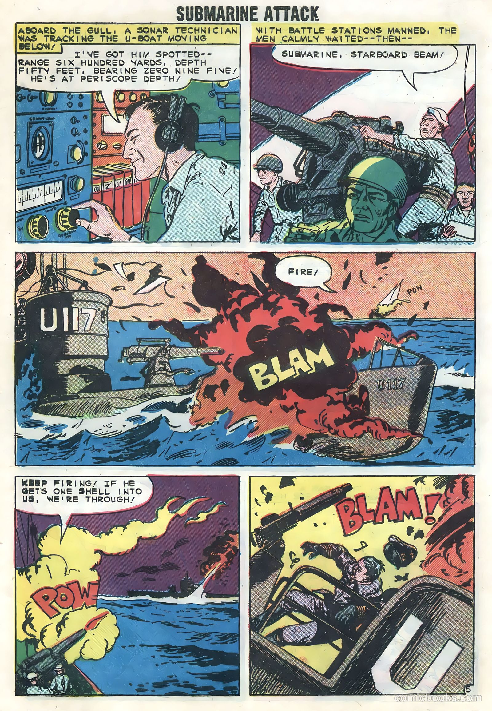 Submarine Attack #18 (1959) — page 8 of 36