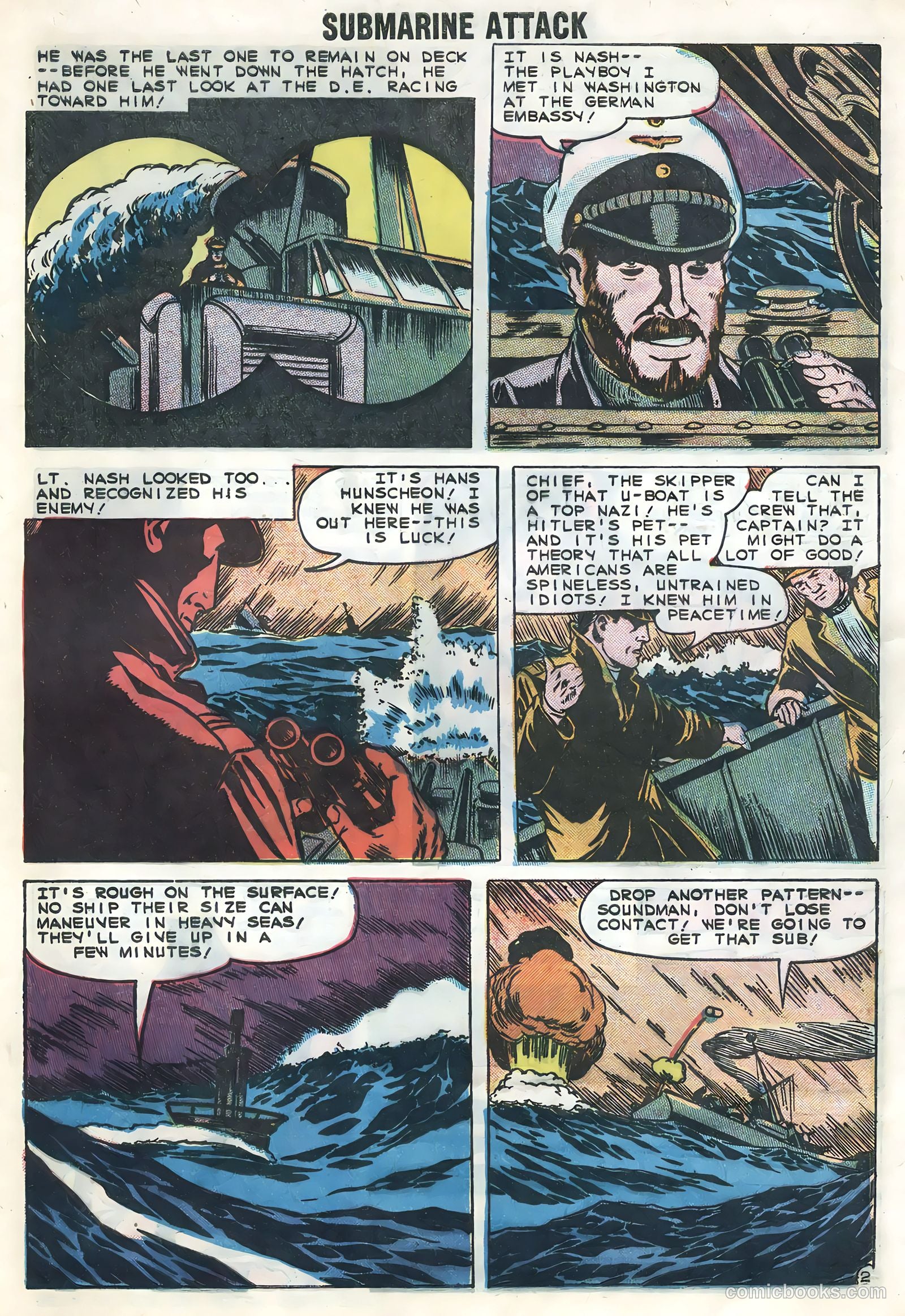 Submarine Attack #18 (1959) — page 29 of 36