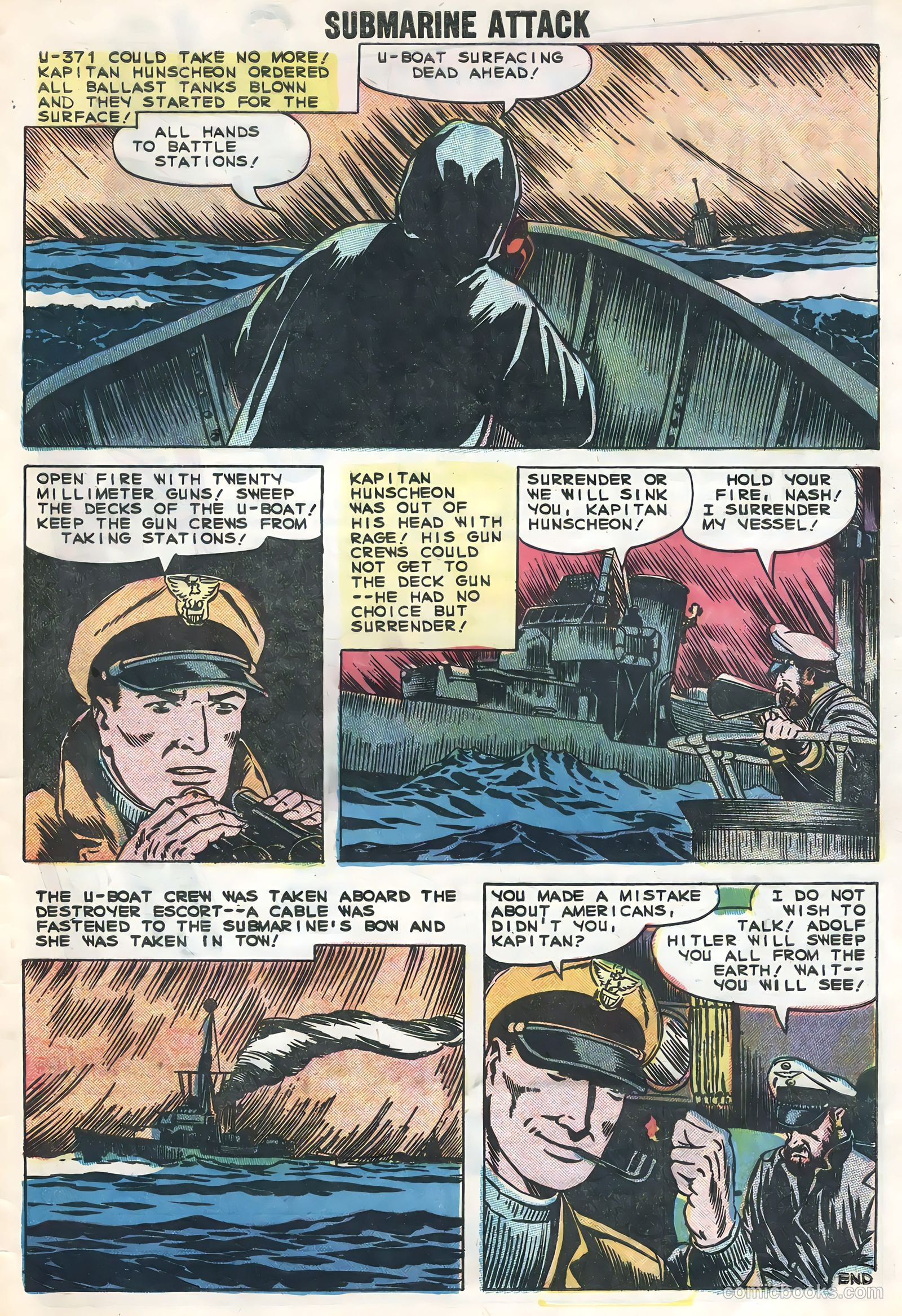 Submarine Attack #18 (1959) — page 33 of 36