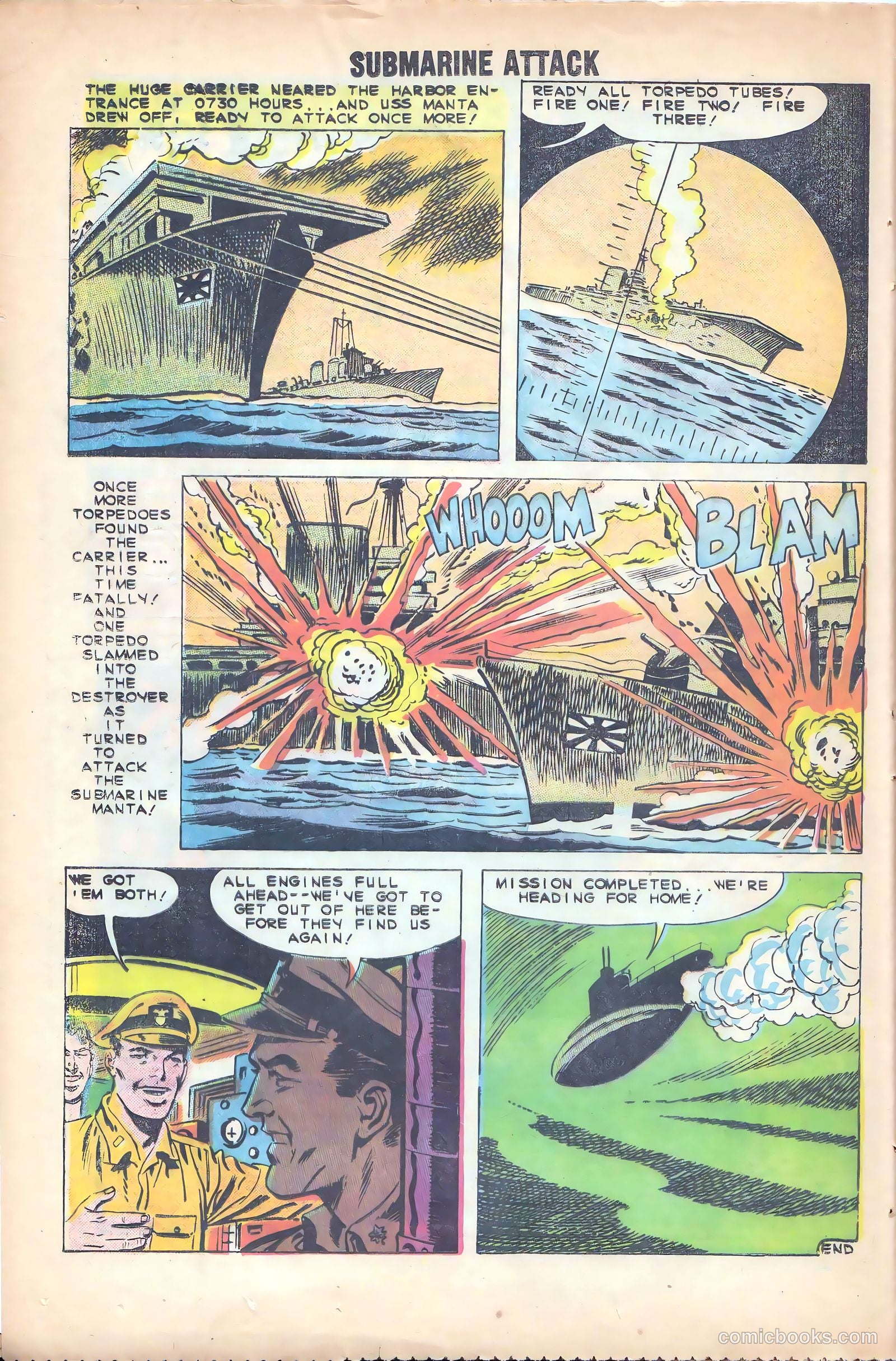 Submarine Attack #19 (1959) — page 16 of 37