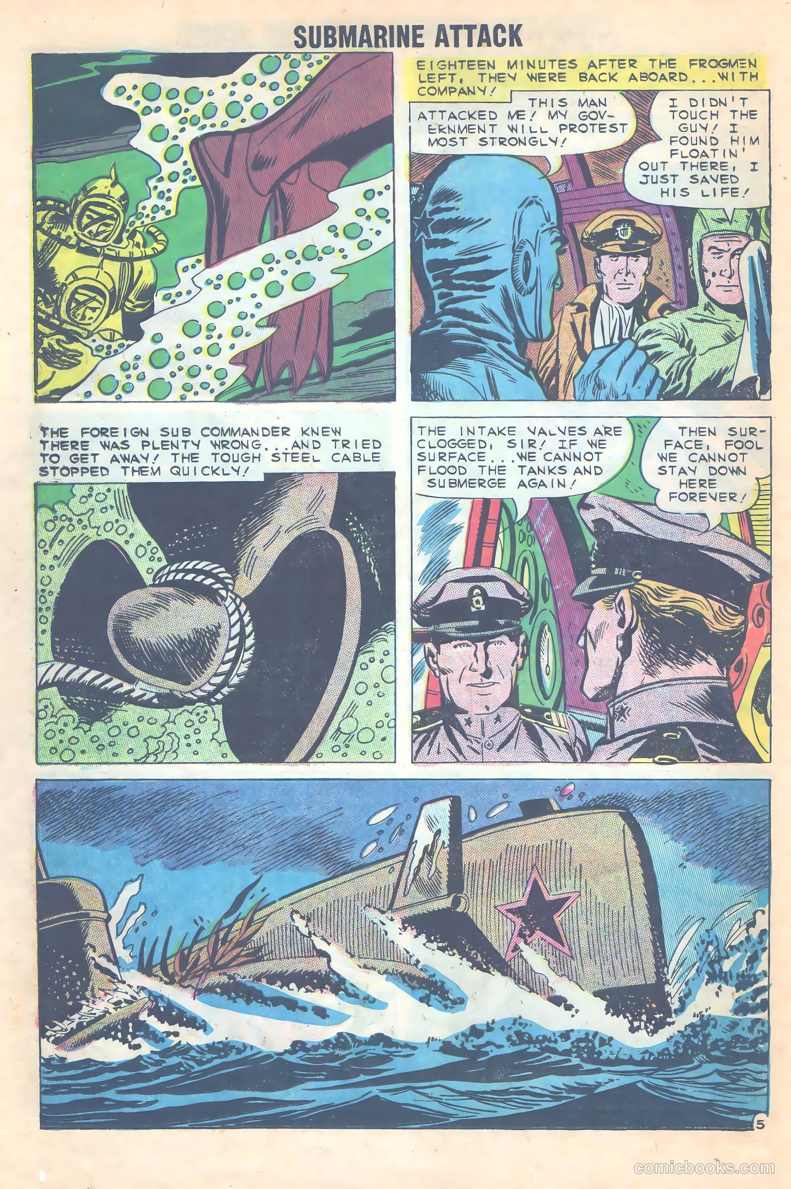 Submarine Attack #20 (1960) — page 27 of 37