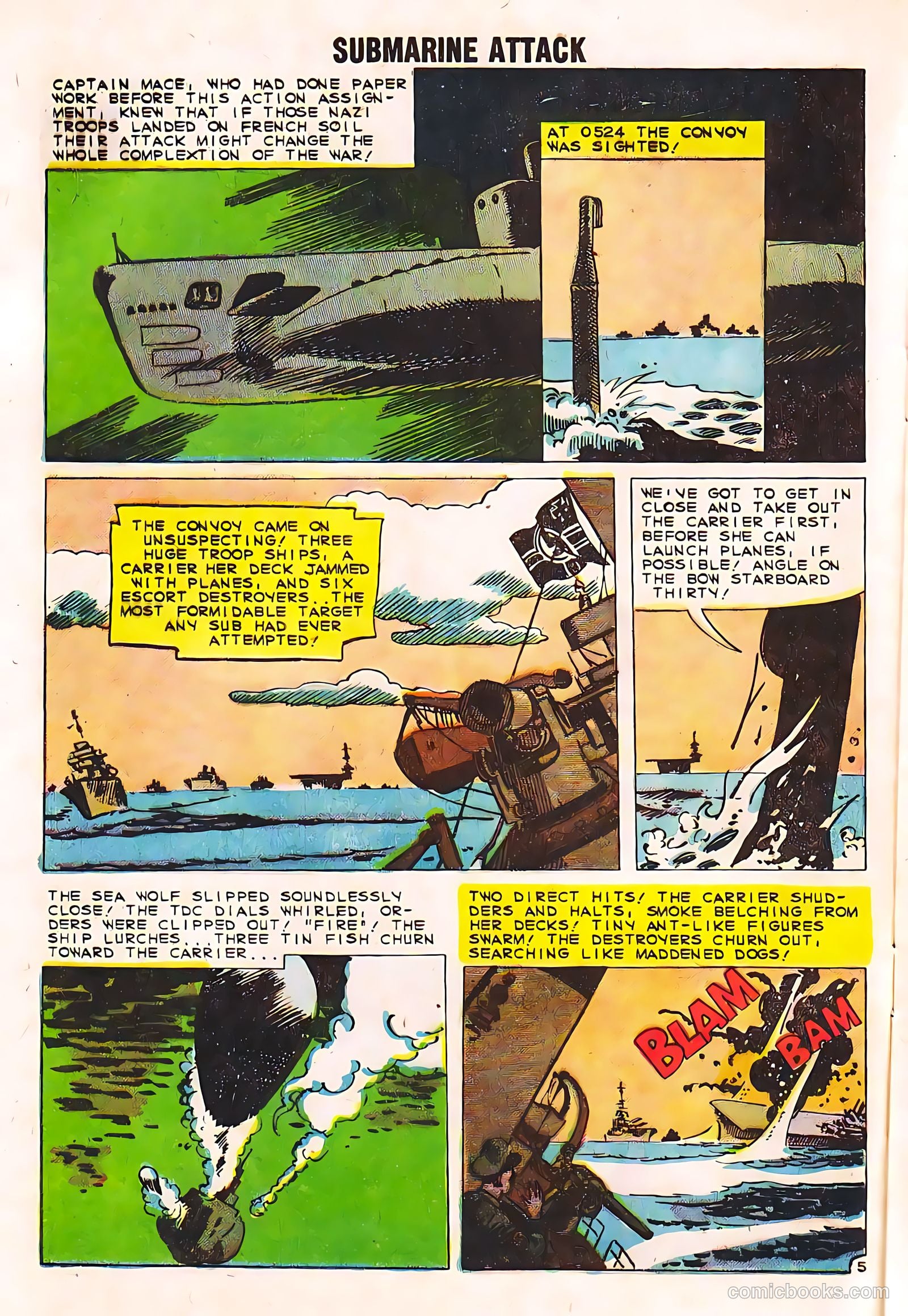 Submarine Attack #21 (1960) — page 8 of 36