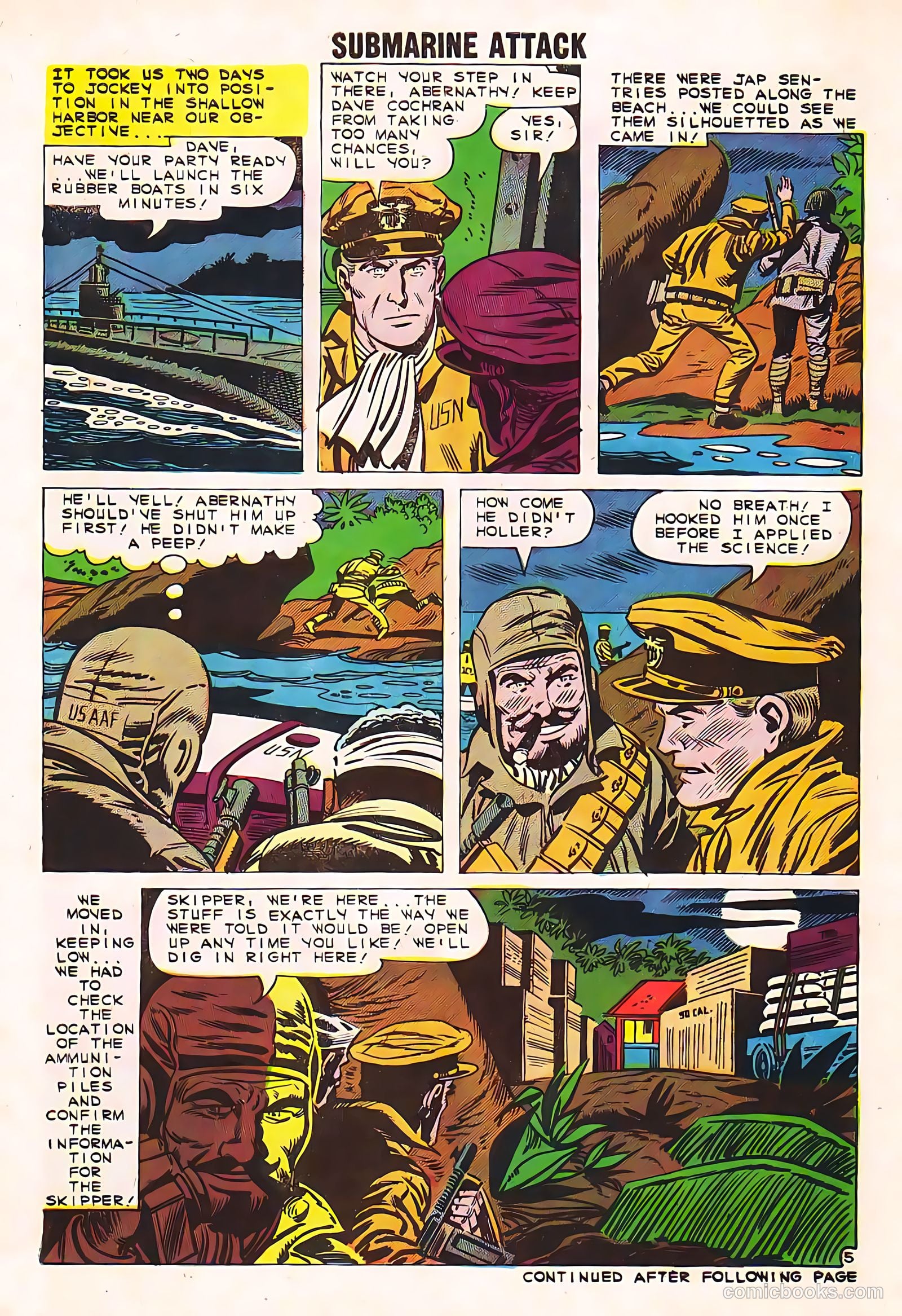 Submarine Attack #21 (1960) — page 30 of 36