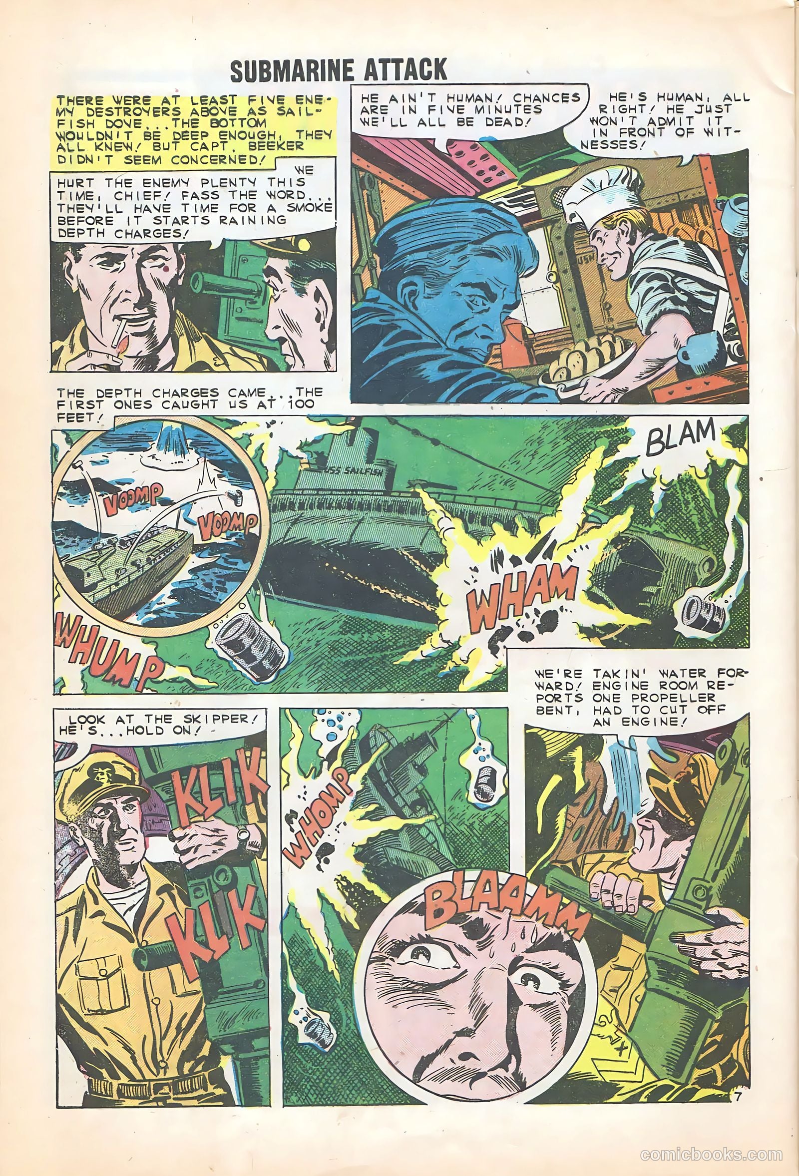Submarine Attack #23 (1960) — page 32 of 36