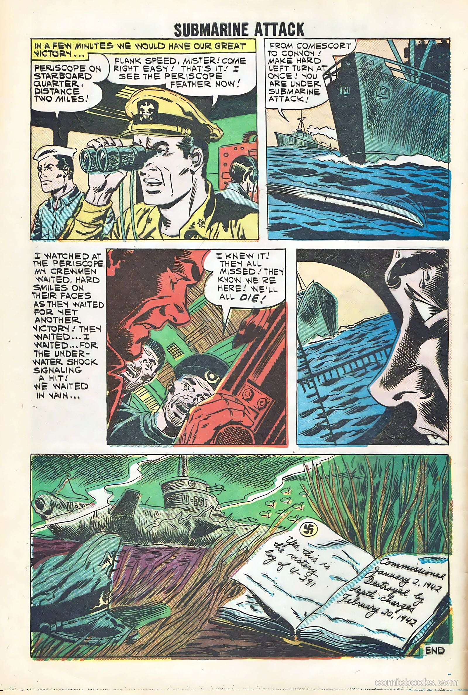 Submarine Attack #25 (1960) — page 8 of 36