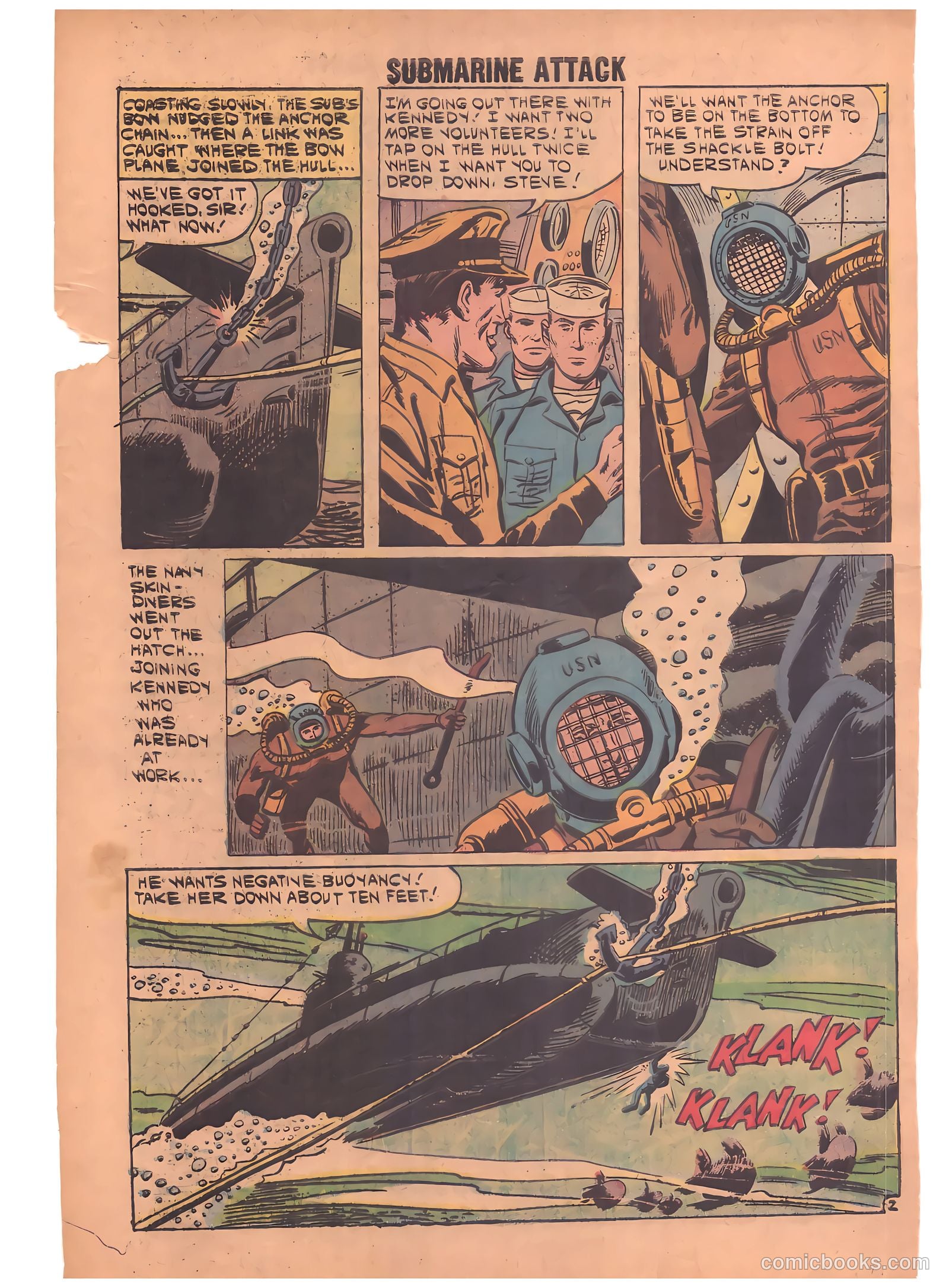 Submarine Attack #26 (1961) — page 32 of 36