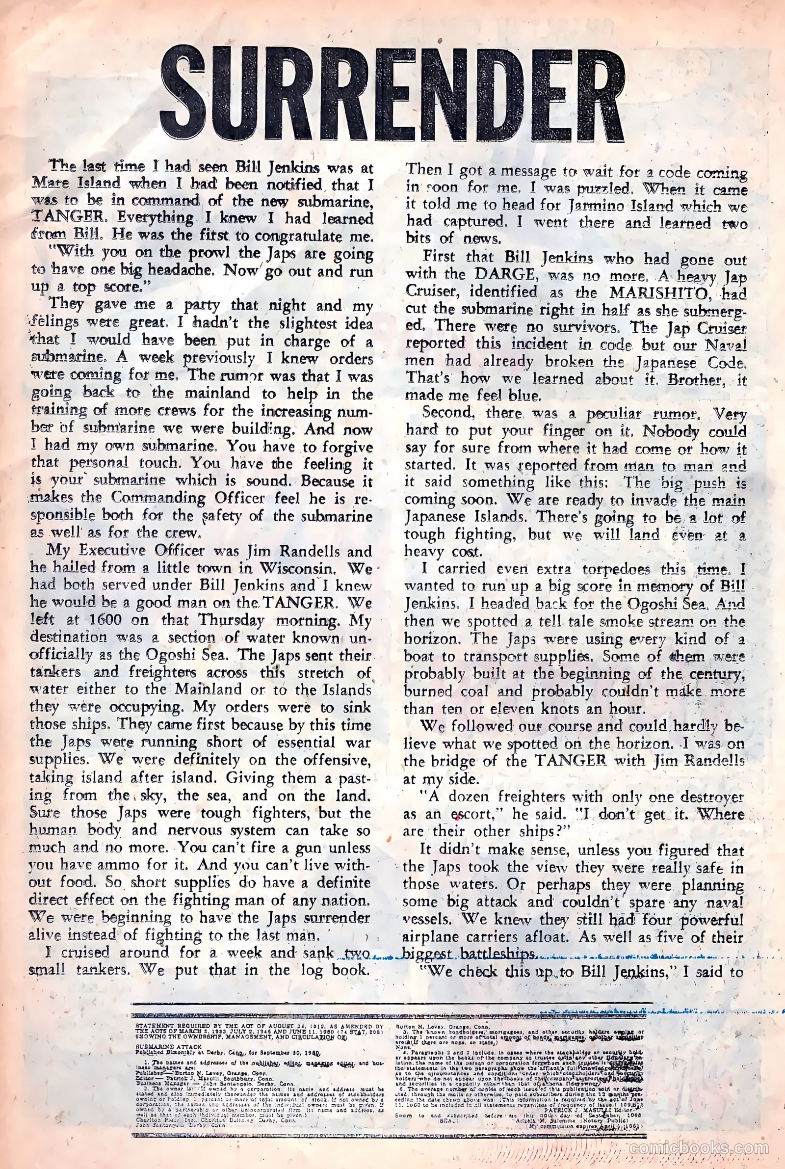 Submarine Attack #27 (1961) — page 18 of 35