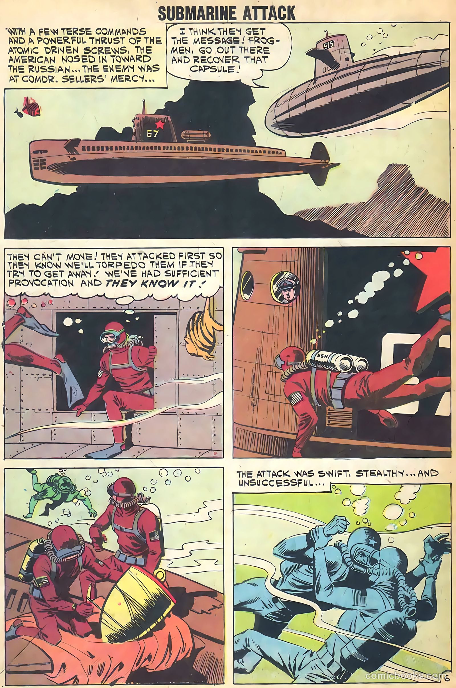 Submarine Attack #28 (1961) — page 32 of 36