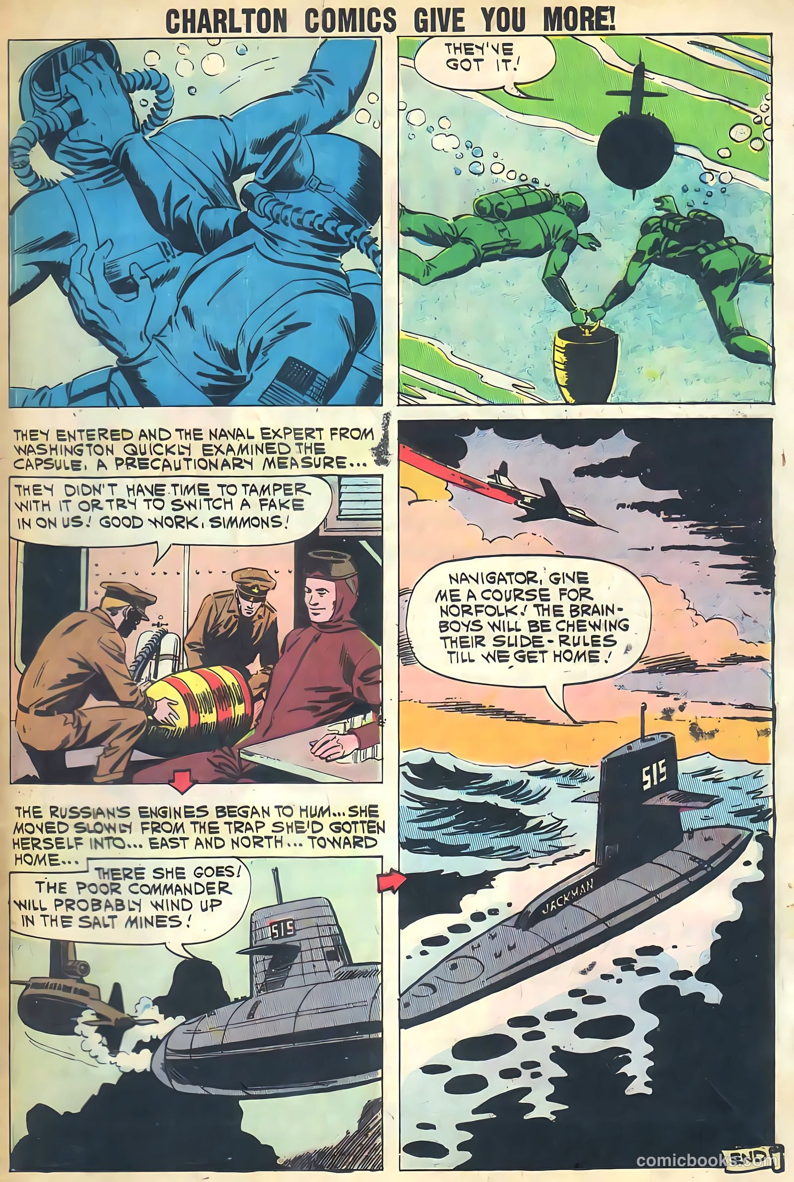 Submarine Attack #28 (1961) — page 33 of 36