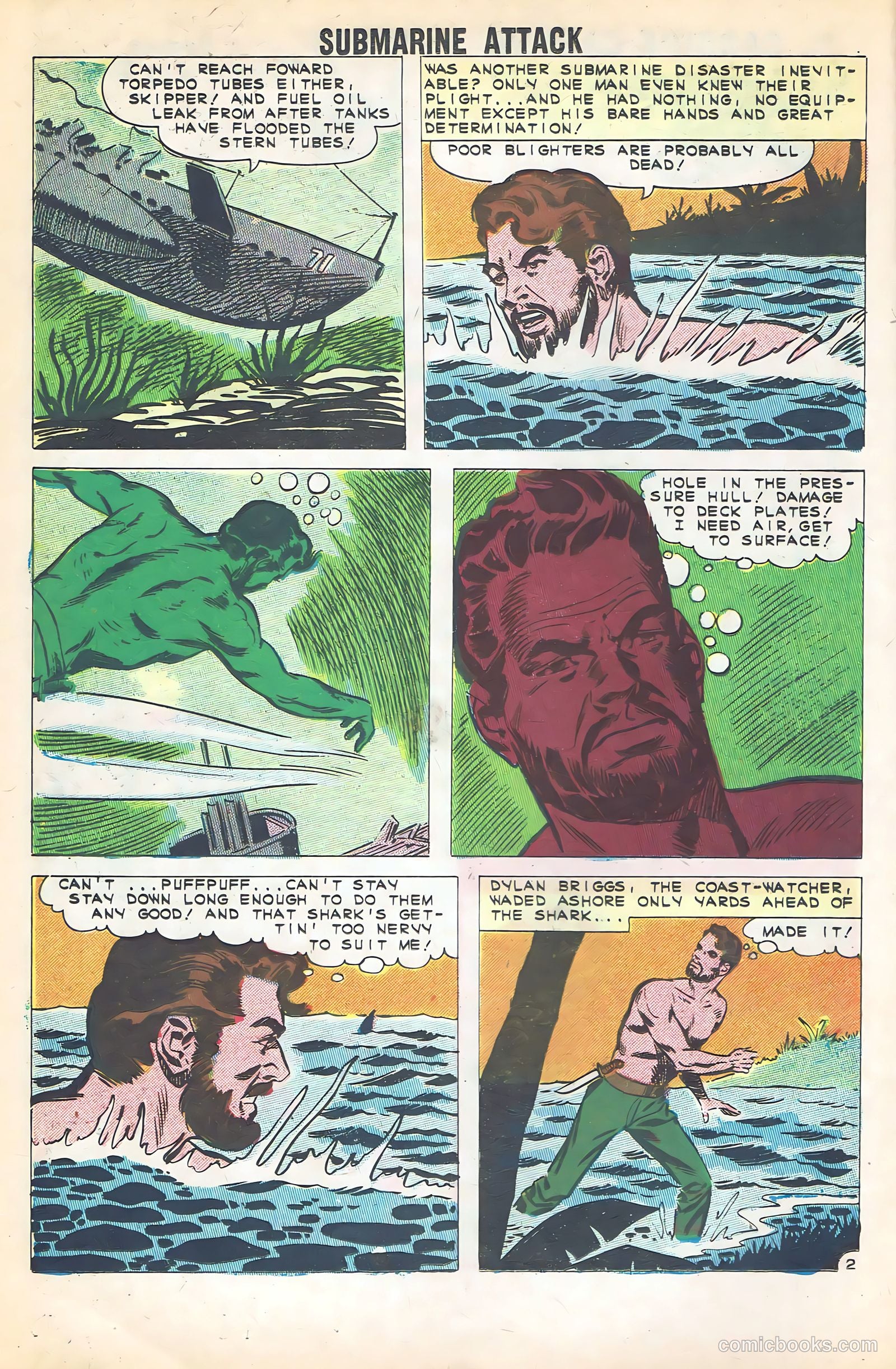 Submarine Attack #29 (1961) — page 16 of 36