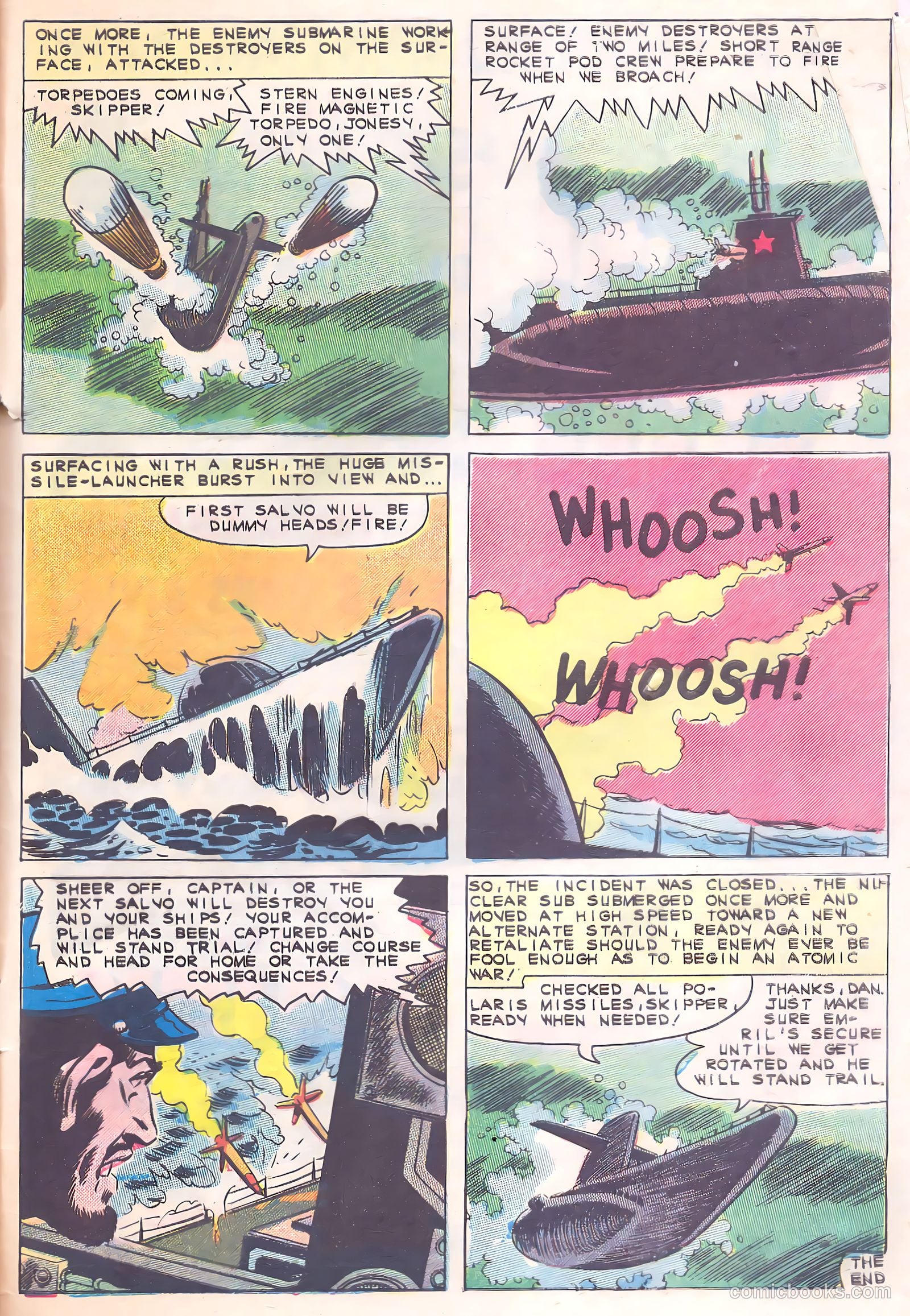 Submarine Attack #30 (1961) — page 33 of 36
