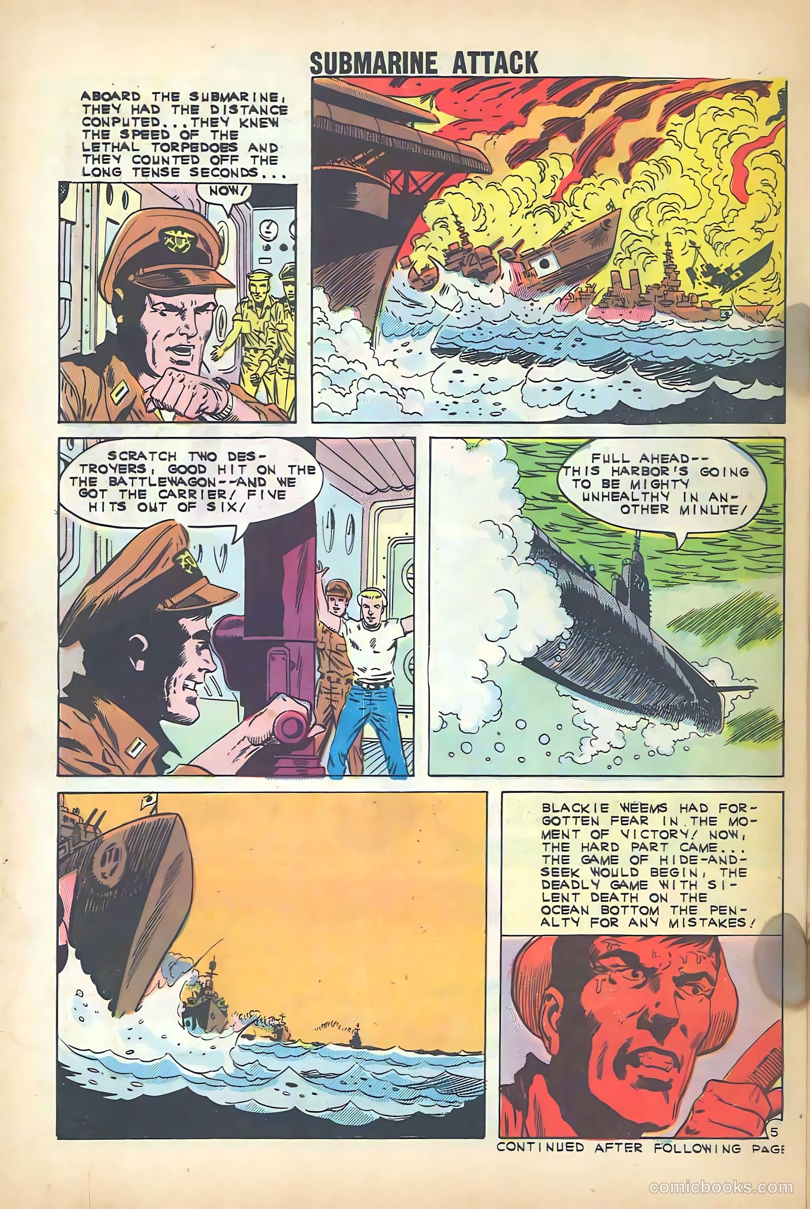 Submarine Attack #33 (1962) — page 30 of 36
