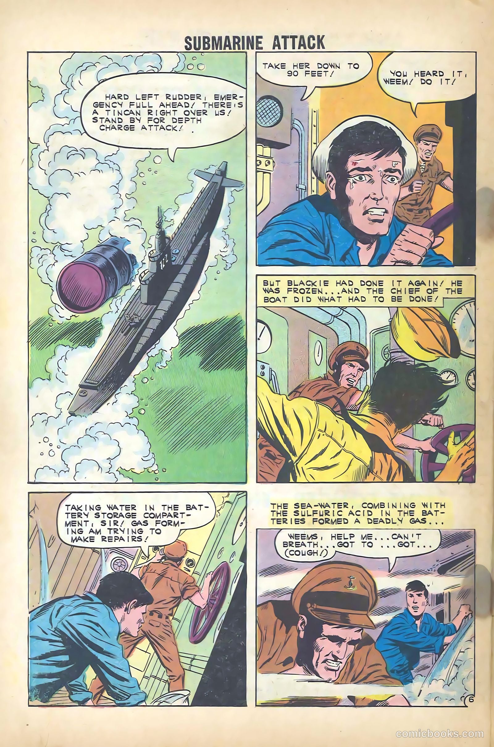 Submarine Attack #33 (1962) — page 32 of 36