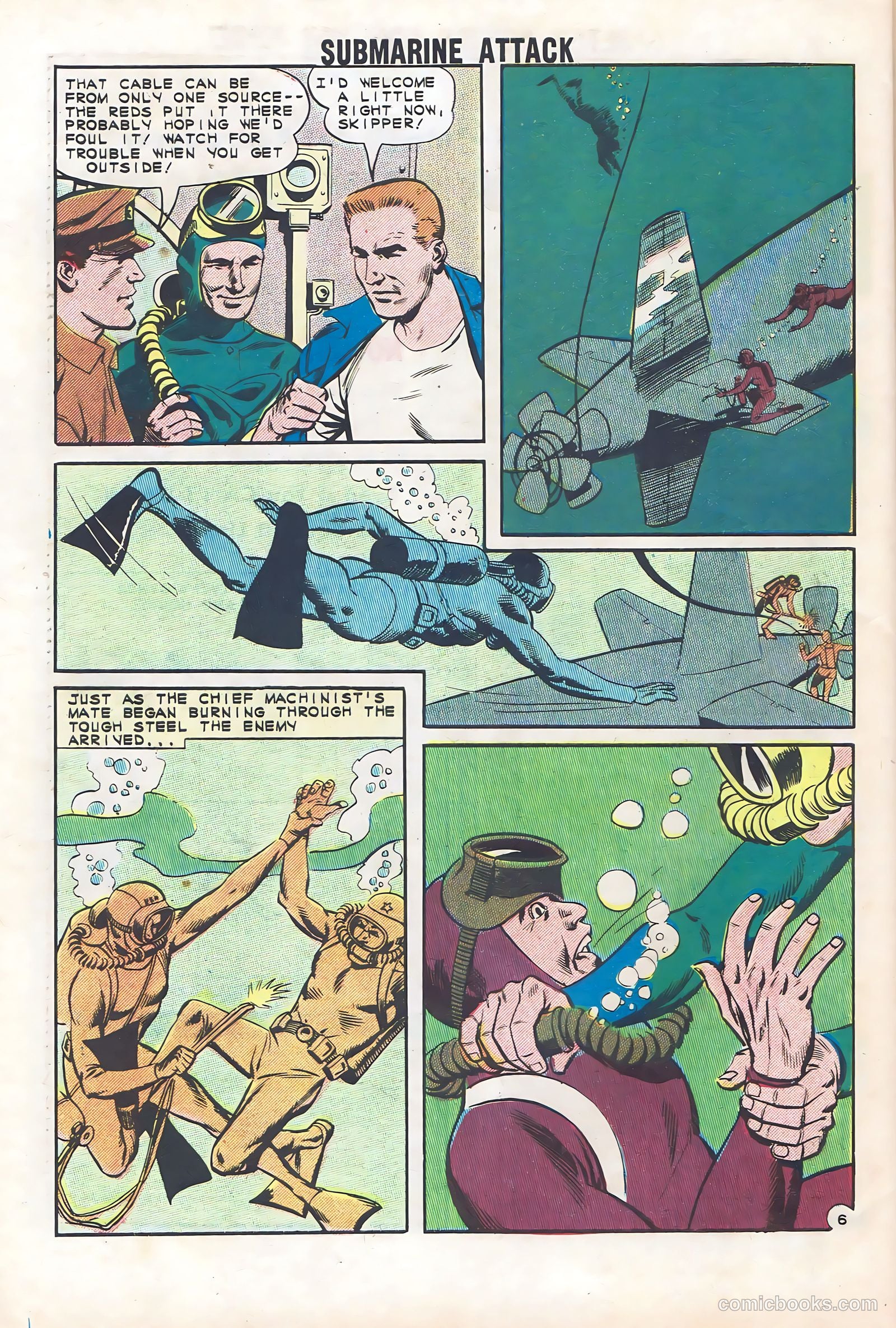 Submarine Attack #34 (1962) — page 32 of 36