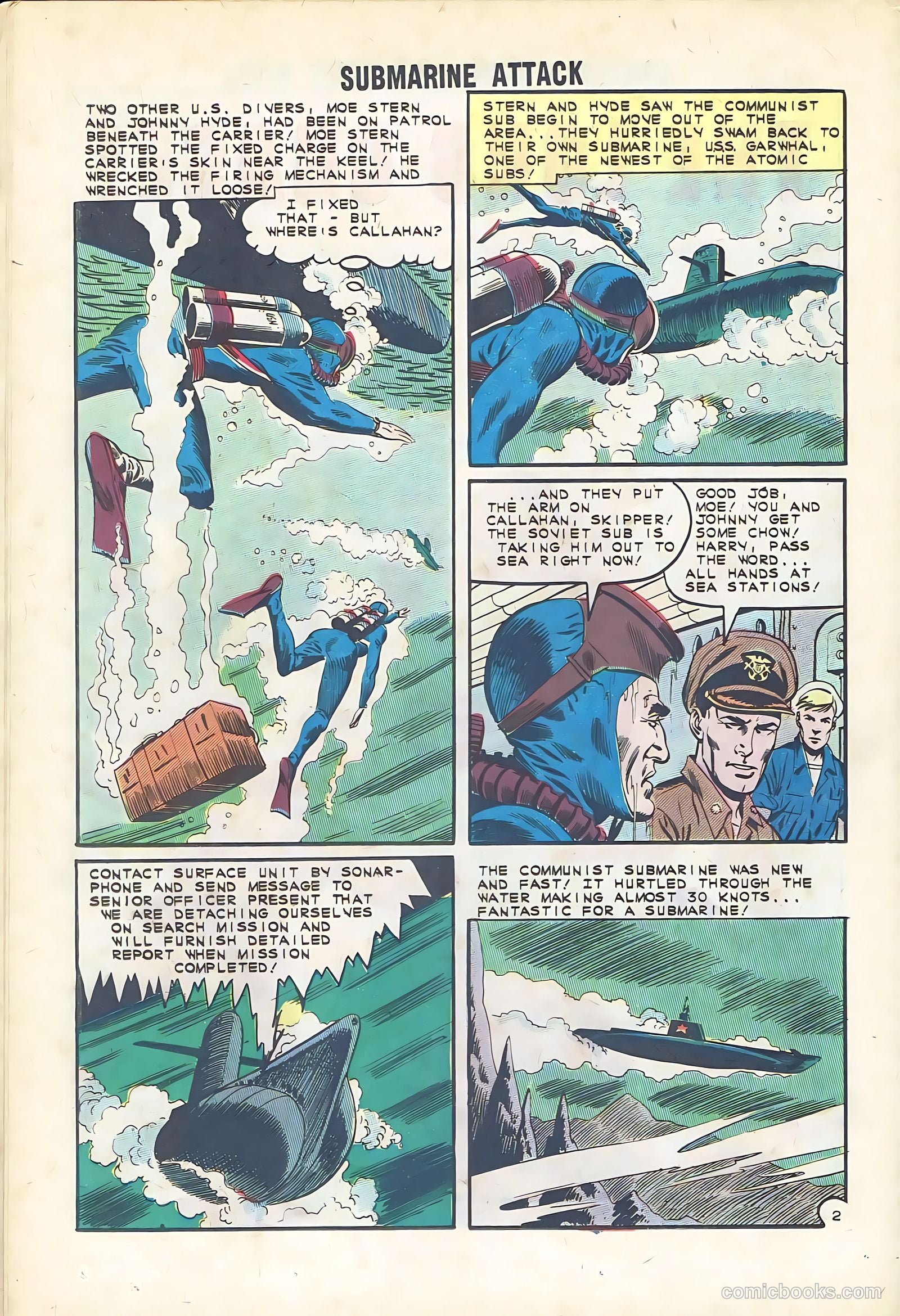 Submarine Attack #35 (1962) — page 26 of 36