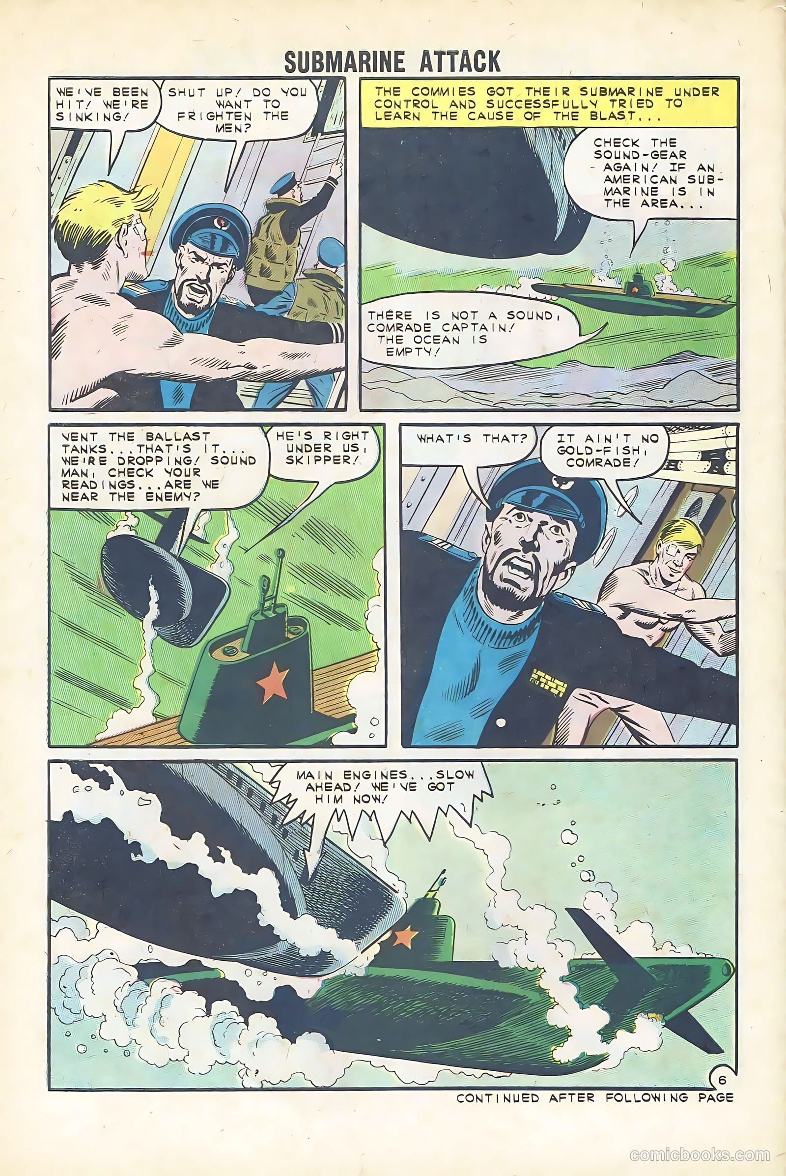 Submarine Attack #35 (1962) — page 30 of 36
