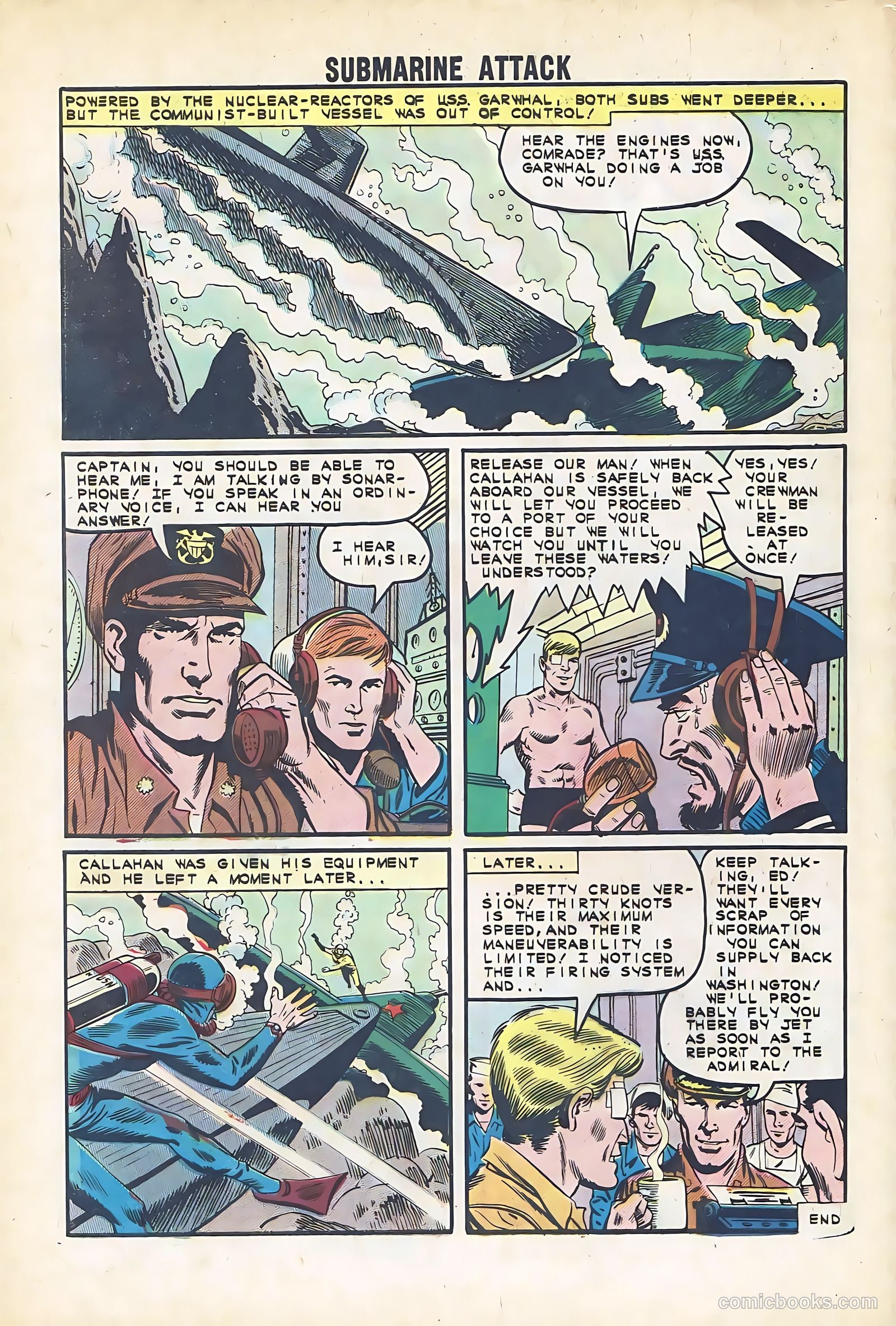 Submarine Attack #35 (1962) — page 32 of 36